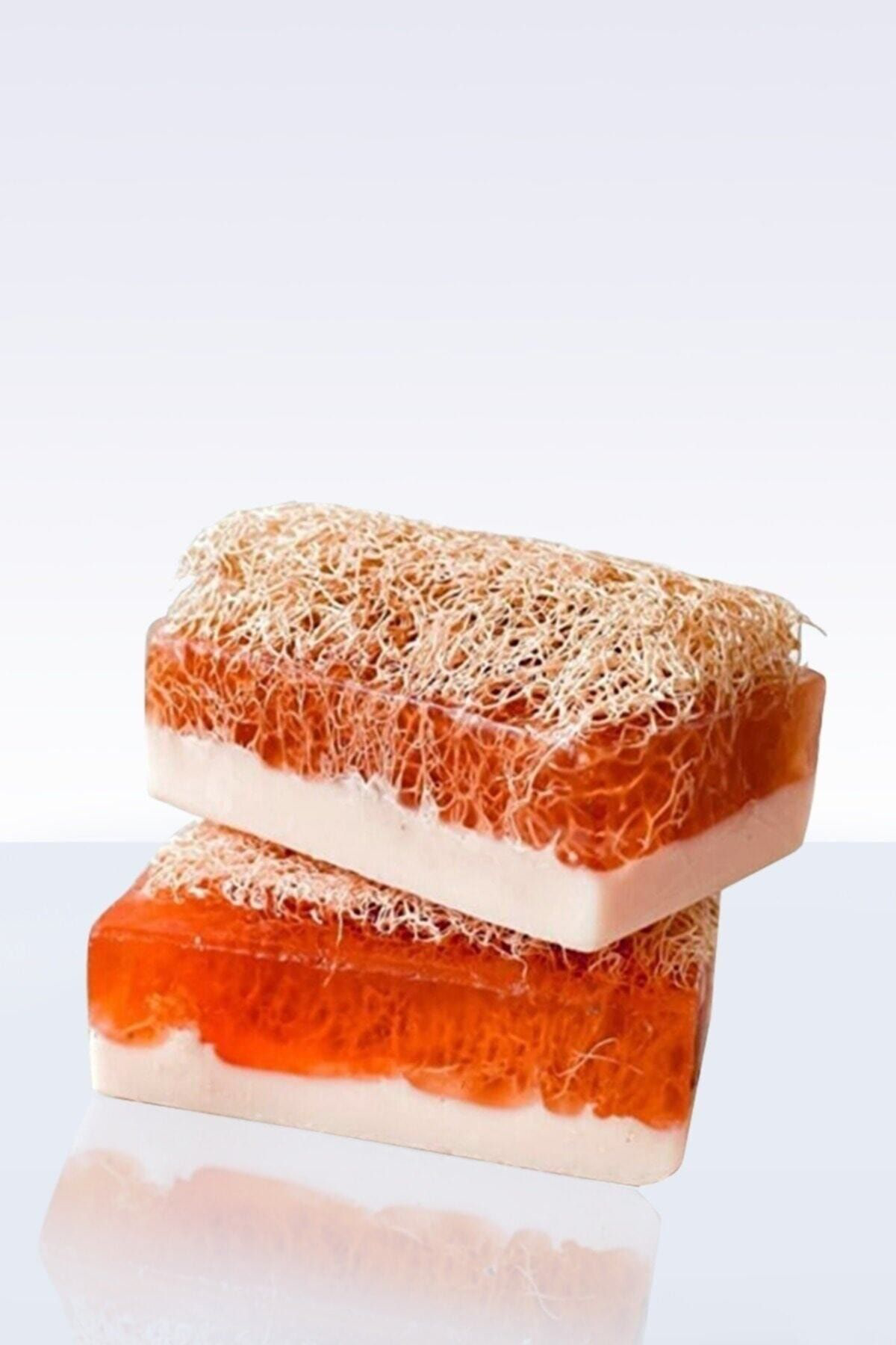 %100 El Yapımı Doğal Kabak Lifli Ballı Eşek Sütü Sabunu