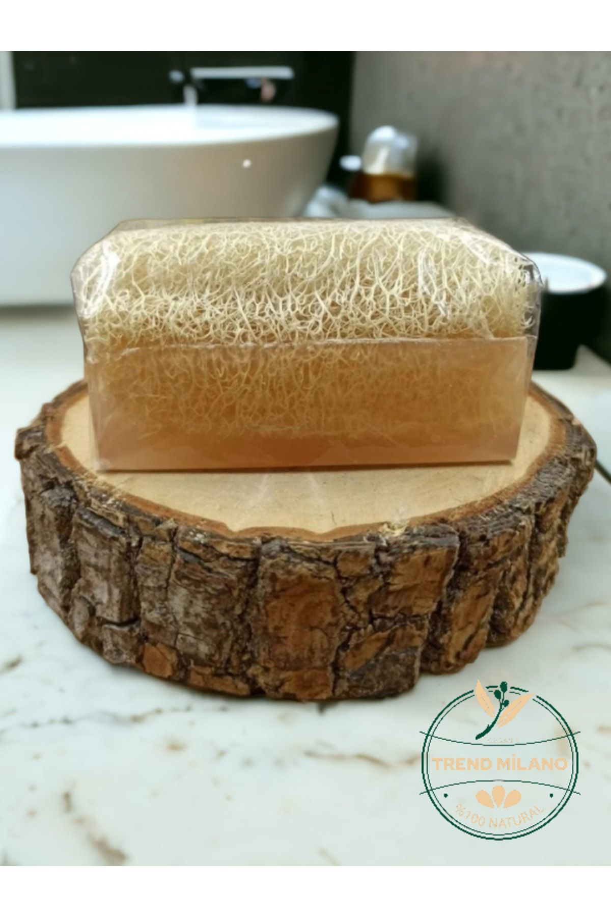 %100 El Yapımı Doğal Kabak Lifli Pirinç Özlü Ve Aloe Vera Premium