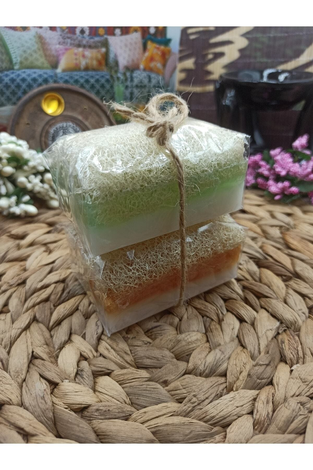 Trendmilano %100 El Yapımı Doğal Kabak Lifli Premium Keçi Sütü Ballı Ve Keçi 