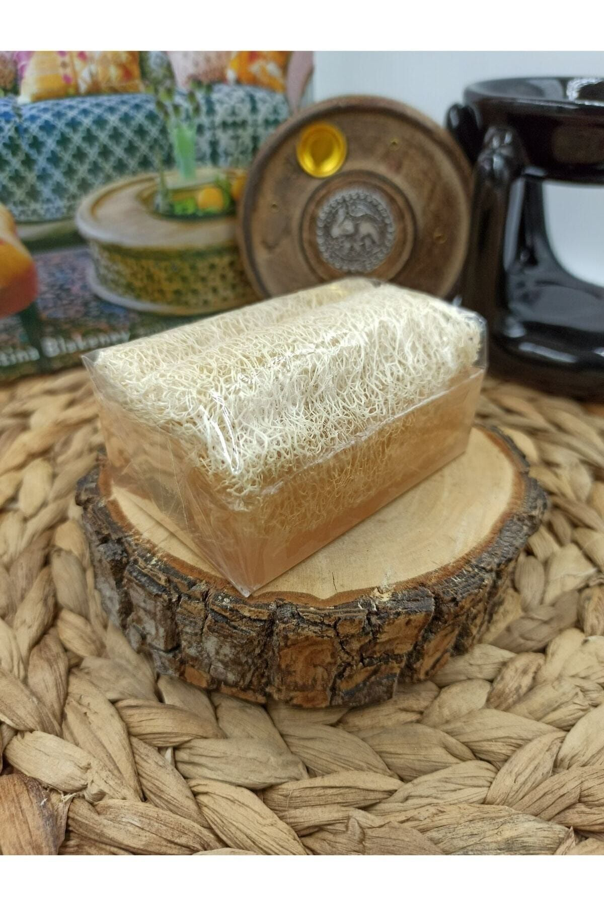 %100 El Yapımı Doğal Kabak Lifli Pirinç Özlü Premium Peeling Etki