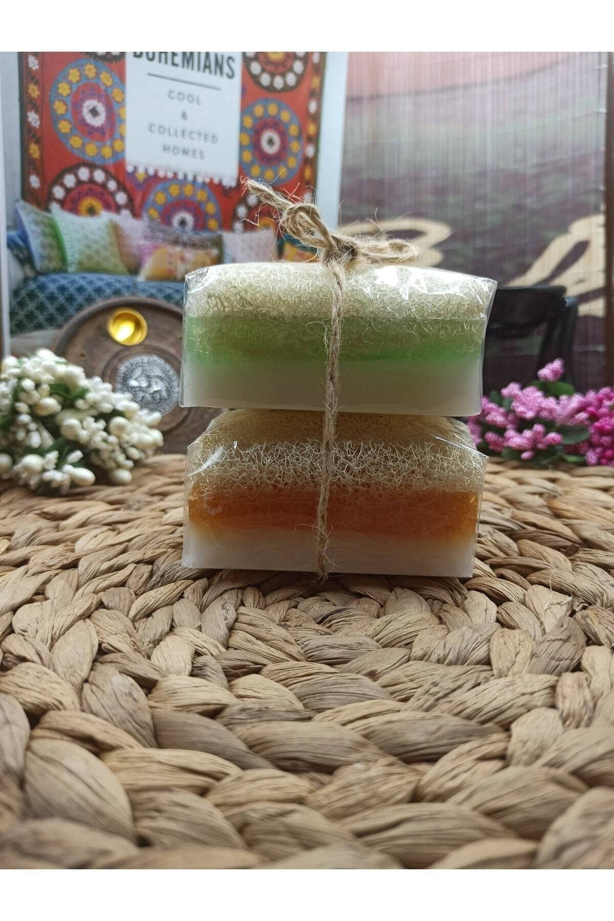 Trendmilano %100 El Yapımı Doğal Kabak Lifli Premium Keçi Sütü Ballı Ve Keçi 