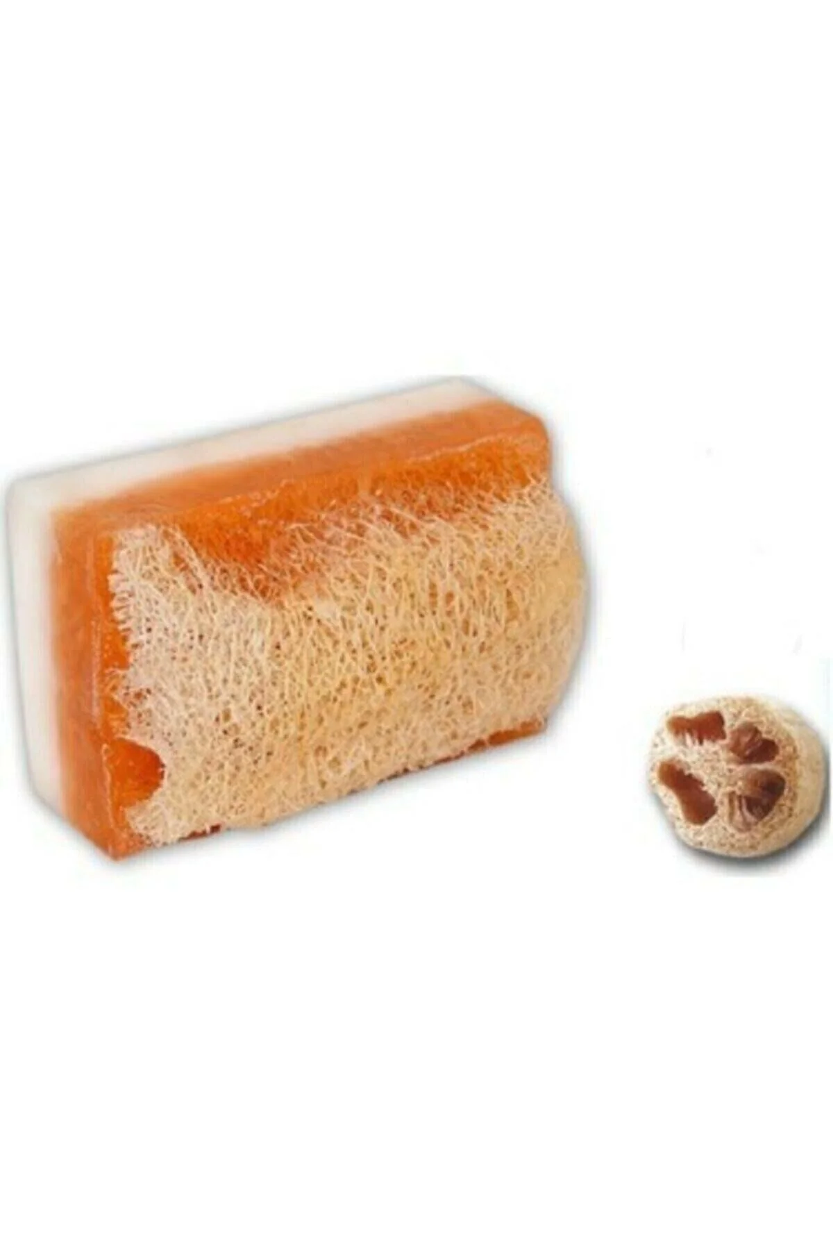 %100 El Yapımı Doğal Kabak Lifli Ballı Eşek Sütü Sabunu 120 Gr.x