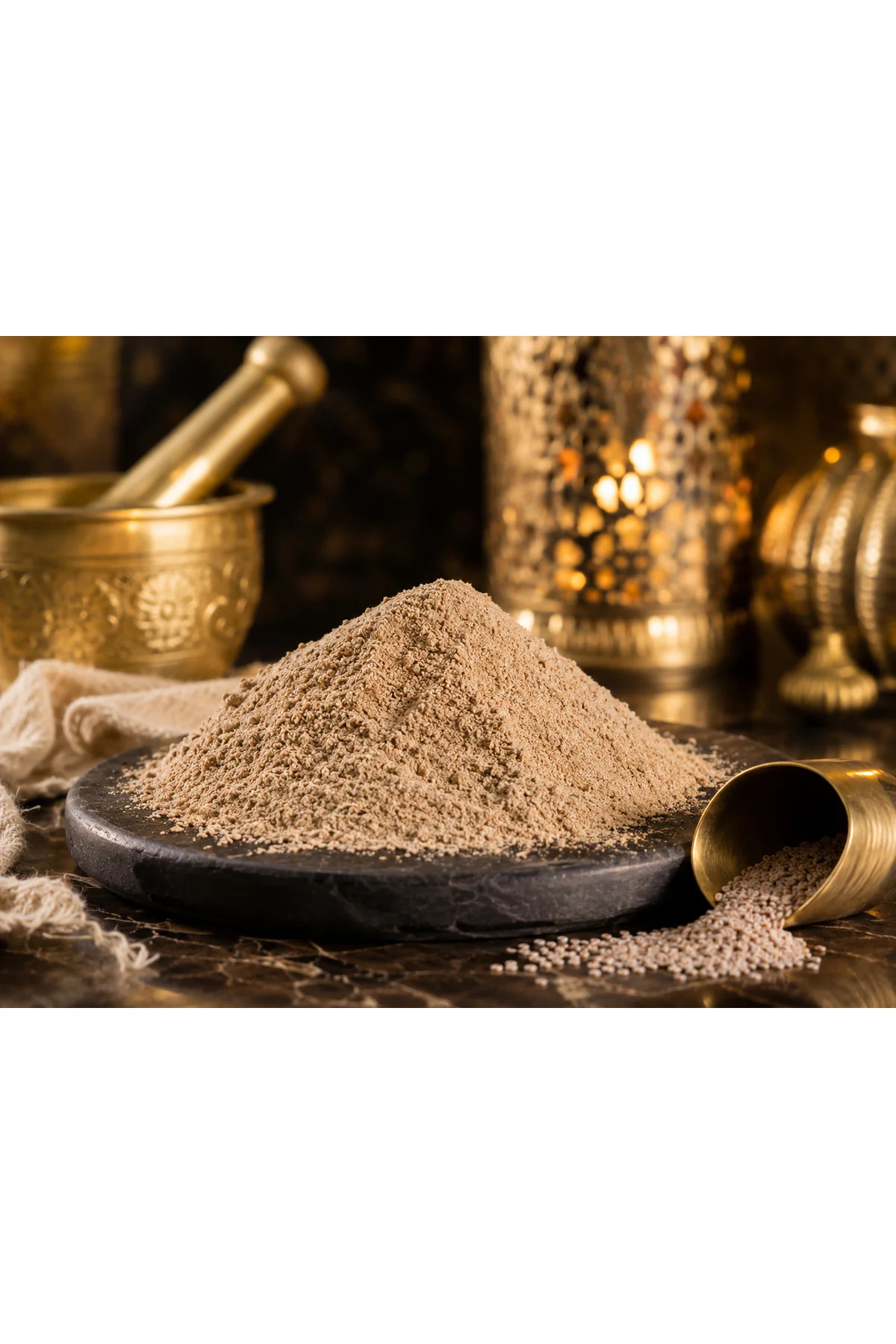 100 Gr Glutensiz Karnıyarık Otu Tohumu Tozu / Unu - Psyllium Husk Powder - Katkısız & Doğal