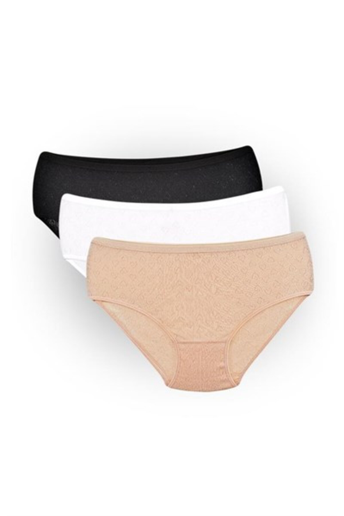 100 Kadın Kalpli Bato Külot Ten