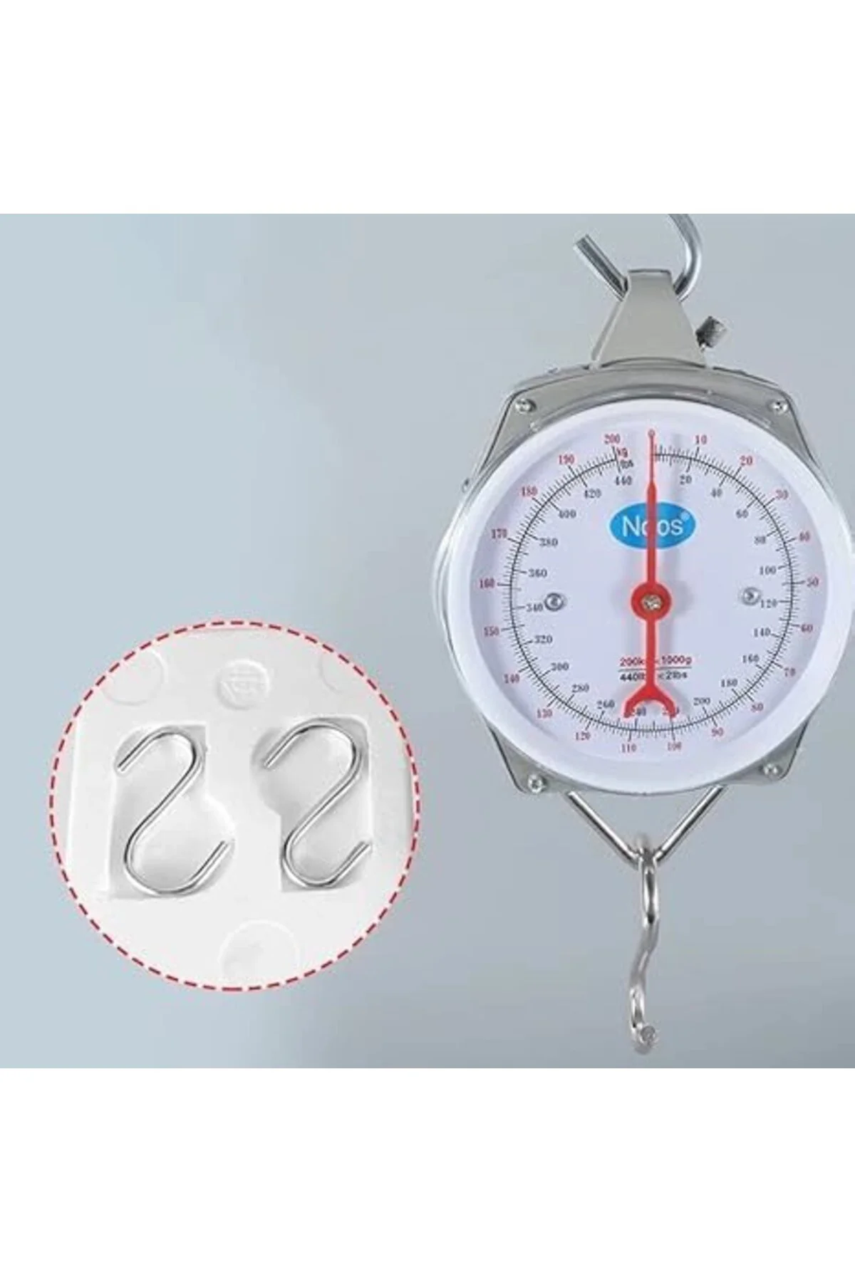 100 Kg Kapasiteli Askılı Terazi - Dayanıklı, Net Kadranlı, Çift Ö 100 Kg Kapasiteli Askılı Terazi - Dayanıklı, Net Kadranlı, Çift Ö