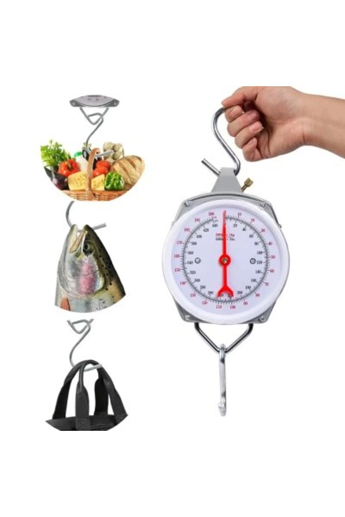 100 Kg Kapasiteli Askılı Terazi - Dayanıklı, Net Kadranlı, Çift Ö 100 Kg Kapasiteli Askılı Terazi - Dayanıklı, Net Kadranlı, Çift Ö