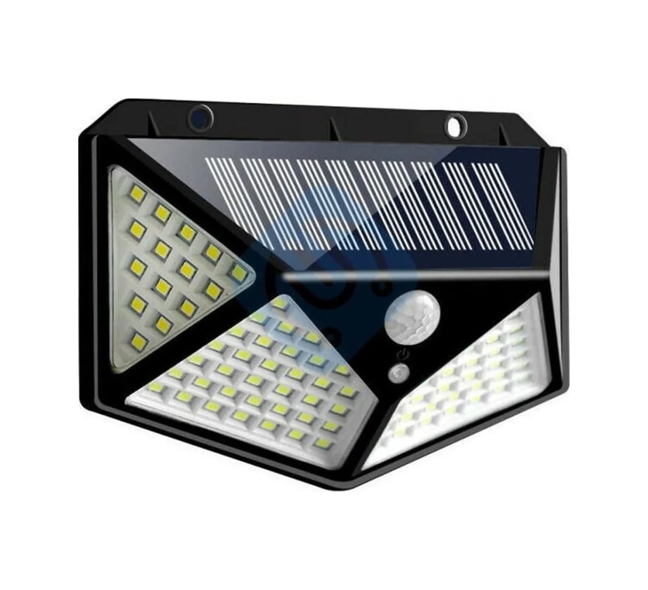 100 Led Dış Mekan Solar Aydınlatma Fotoselli Solar Lamba Hareket Sensörlü