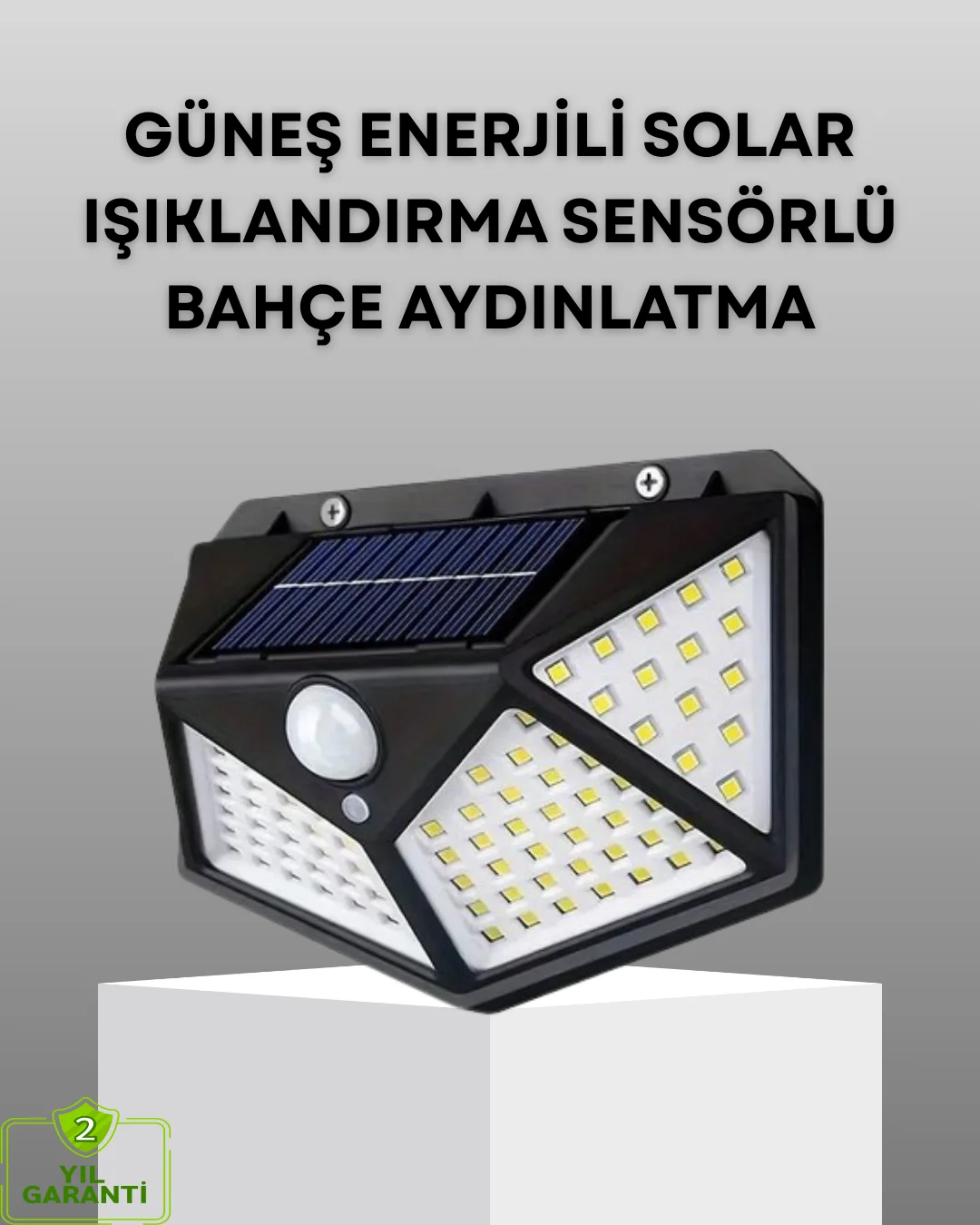 100 LED Solar Lamba Hareket Algılamalı Bahçe Duvar Dış Mekan Aydınlatma 100 LED Solar Lamba Hareket Algılamalı Bahçe Duvar Dış Mekan Aydınlatma