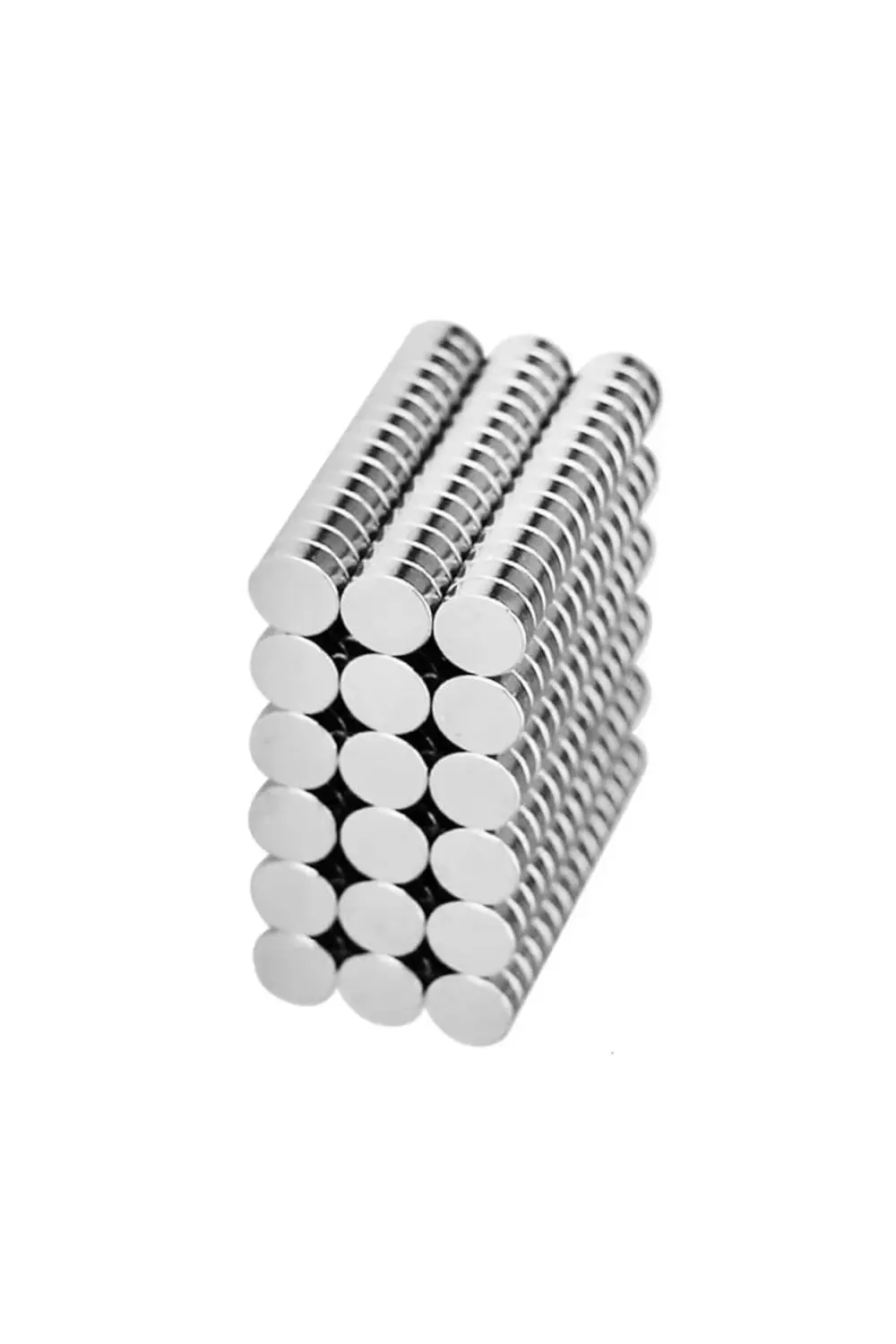 100 Lü 8x3mm Yuvarlak Neodyum Mıknatıs