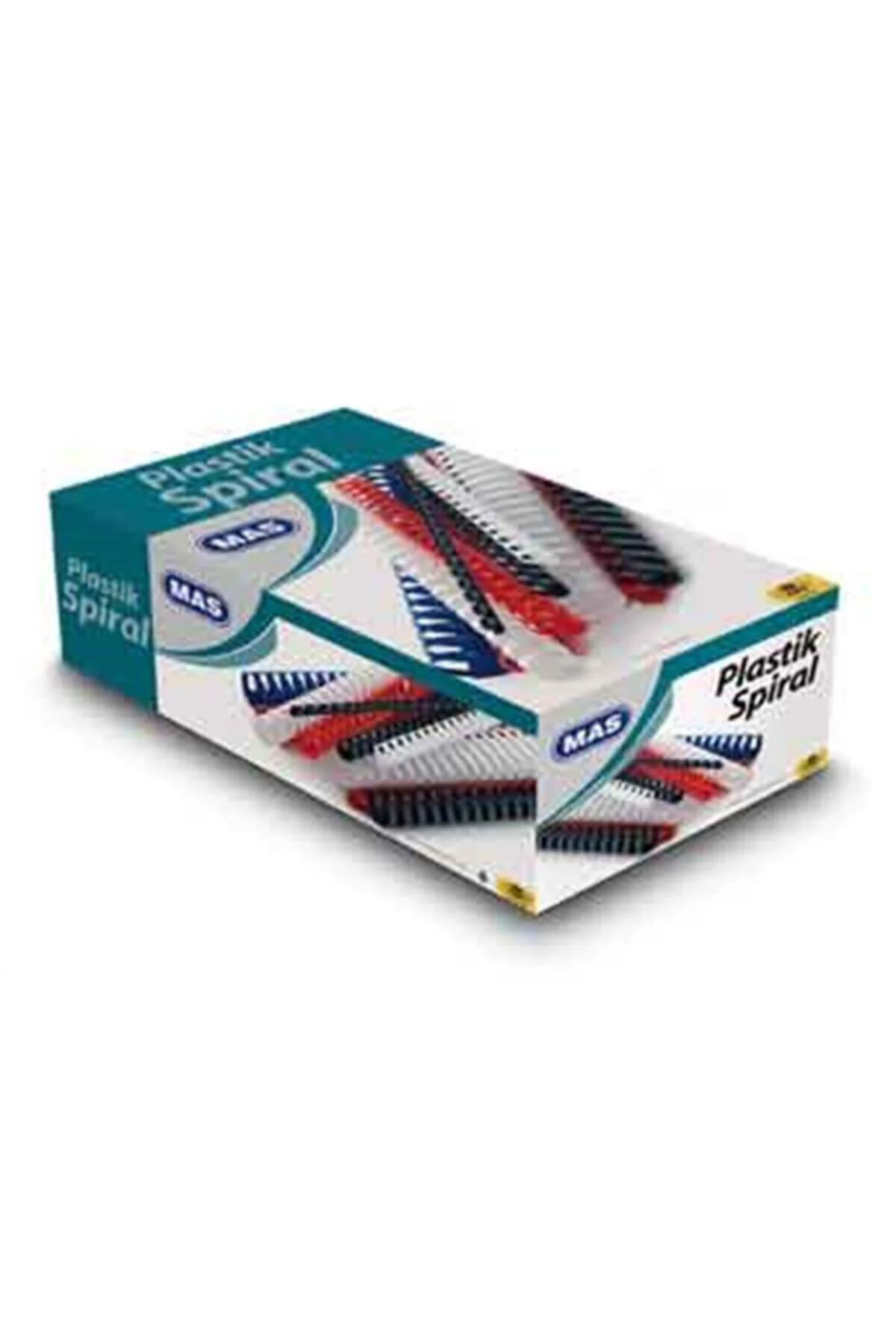 100 Lü Beyaz 18mm Plastik Spiral