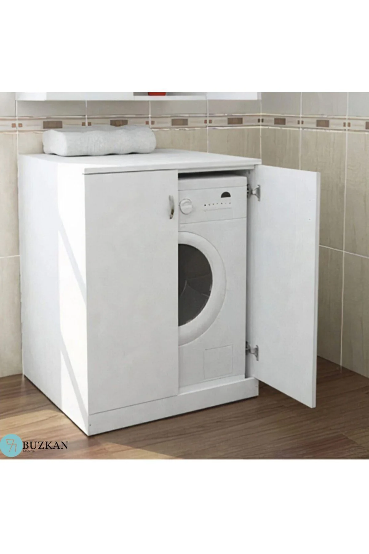 %100 Mdf Çamaşır Makinesi Dolabı Beyaz.parlak Fiyatı, Yorumları ve Özellikleri