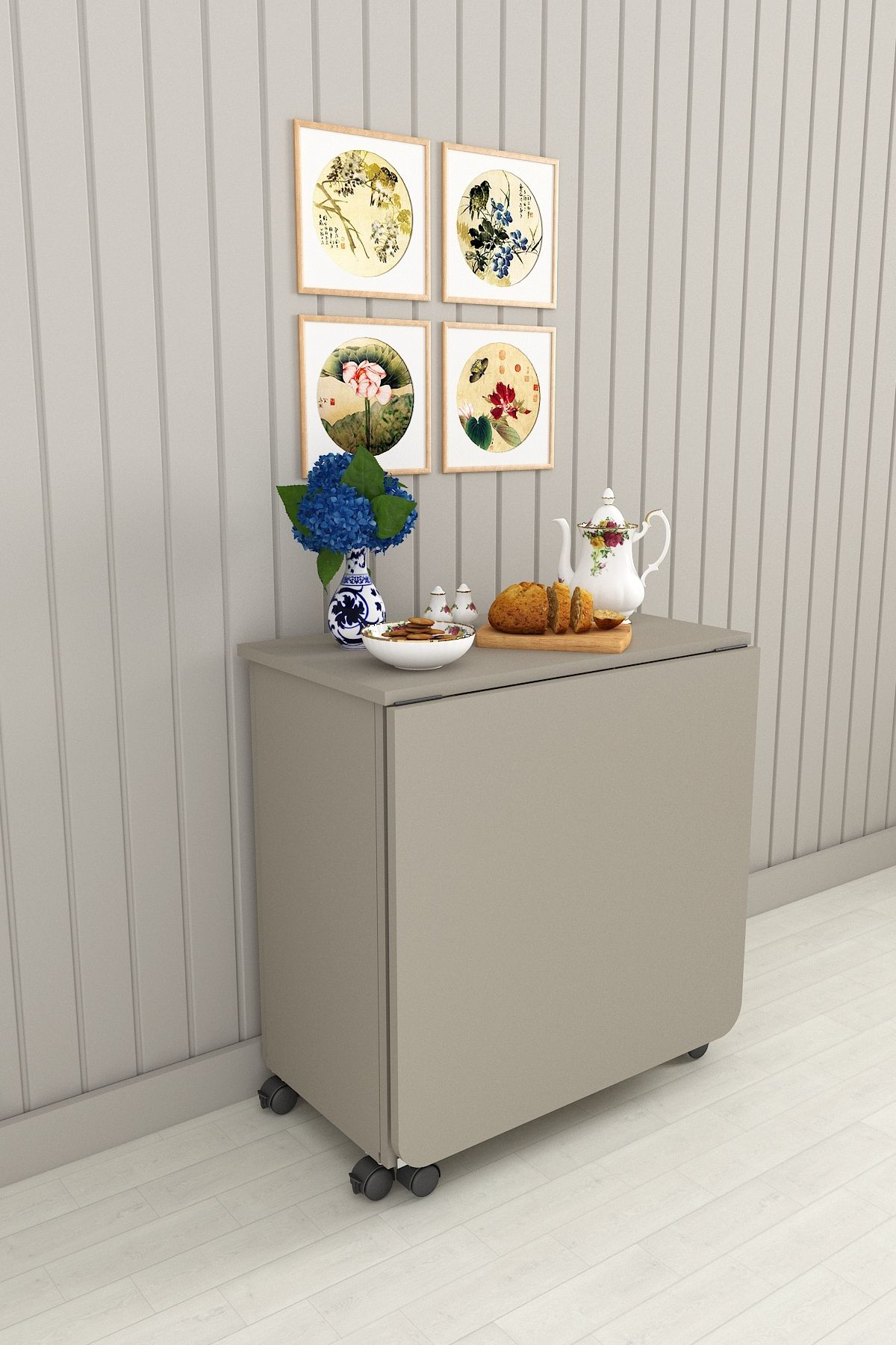 %100 Mdflam 105cm Mutfak Adası Yemek Masası Kahve Köşesi MA-01 KÜ