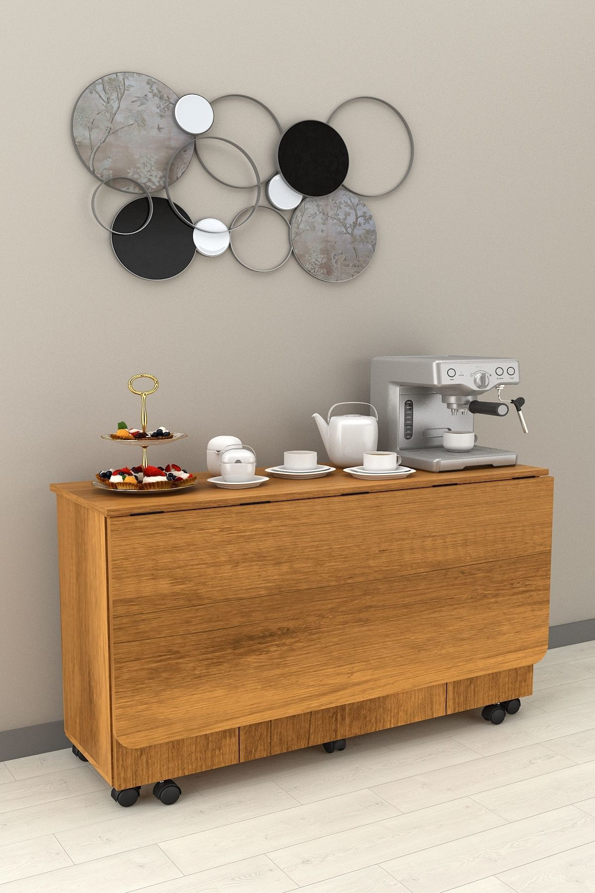 %100 Mdflam Mutfak Adası Yemek Masası Kahve Köşesi MA-02 PETRA