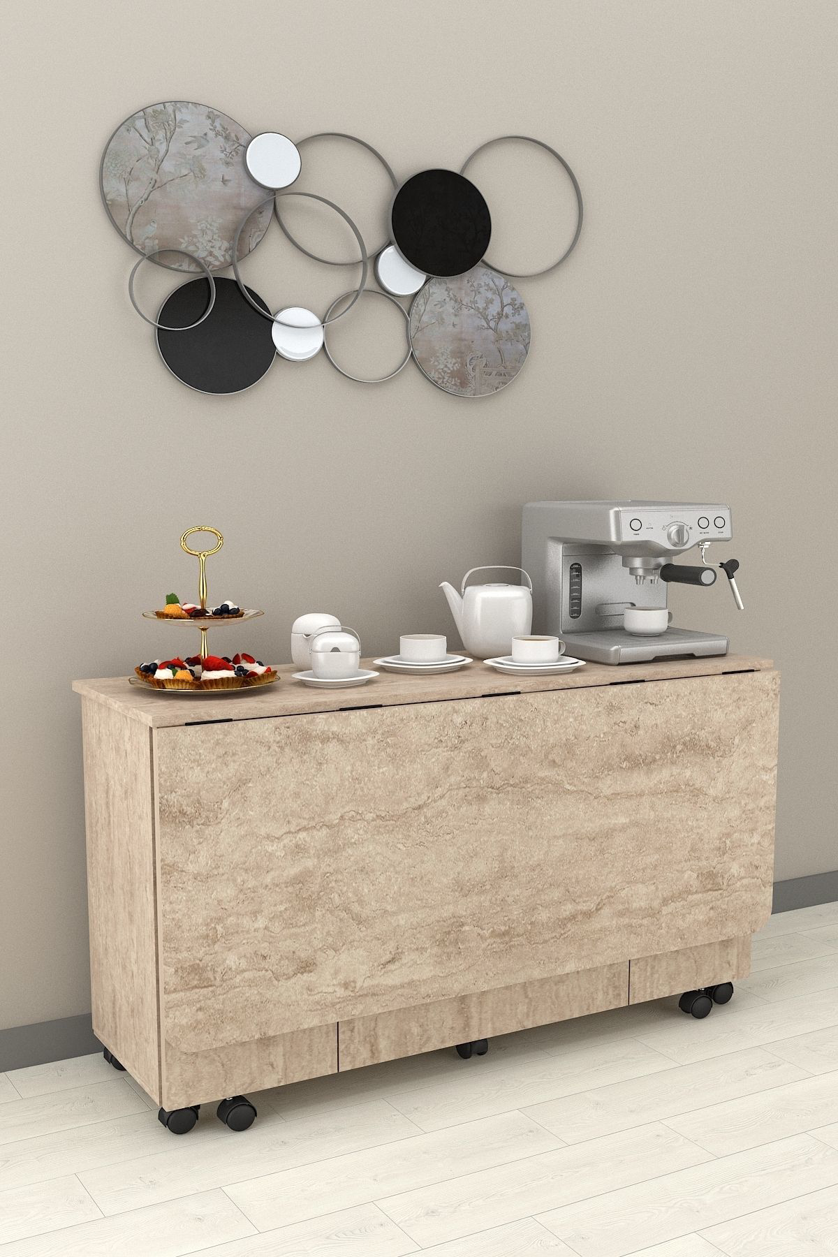 %100 MDFLAM Mutfak Adası Yemek Masası Kahve Köşesi MA-02 SİDON