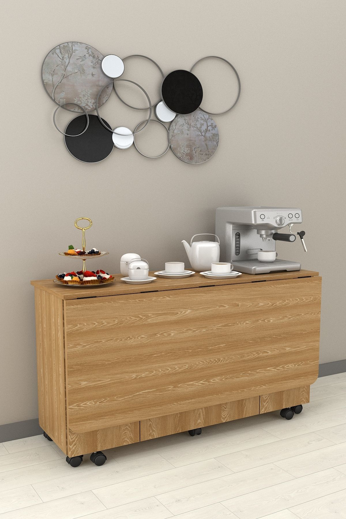 %100 Mdflam Mutfak Adası Yemek Masası Kahve Köşesi MA-02 LİVANA