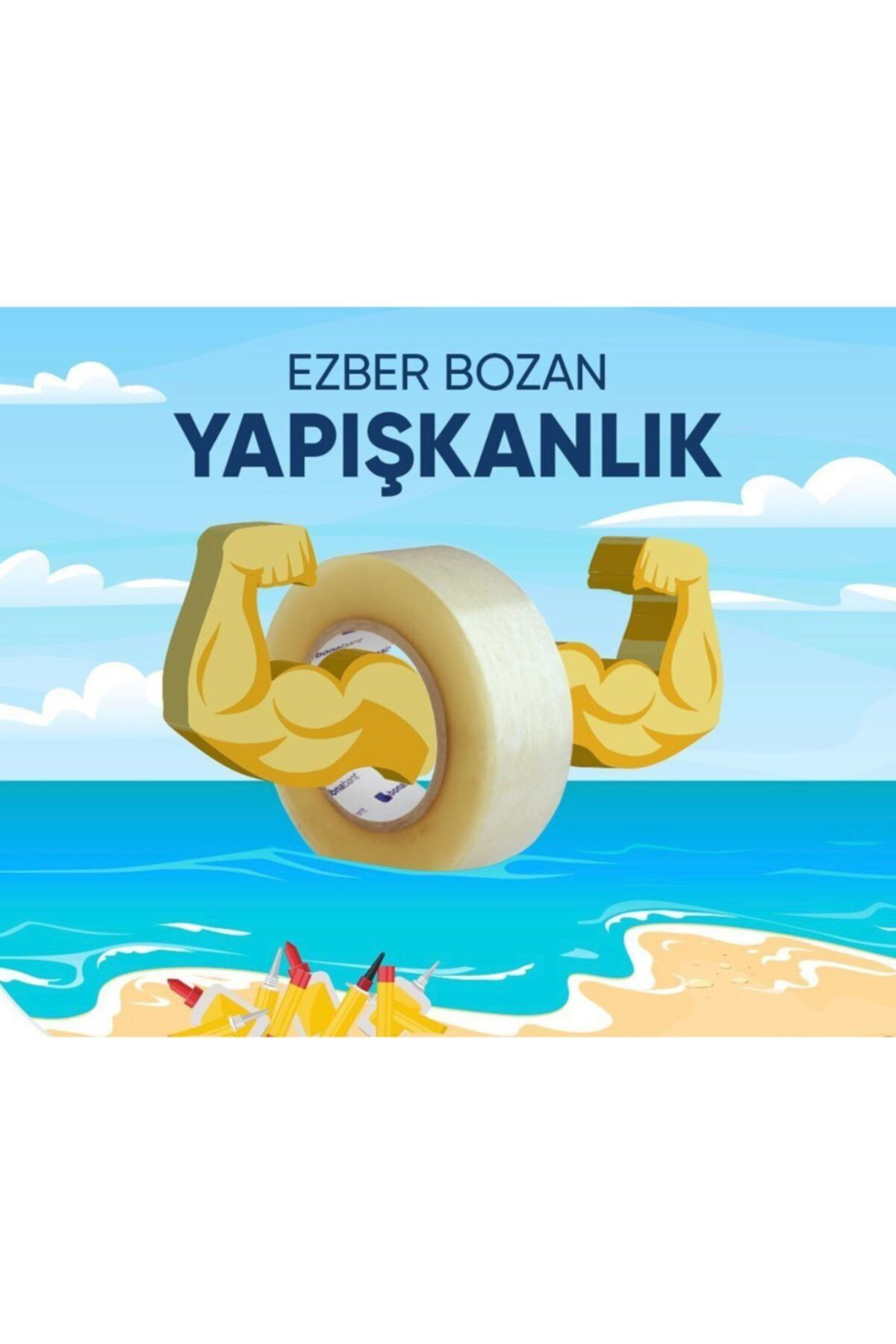 Özkan Ambalaj 100 Metre 6 Adet Koli Bantı