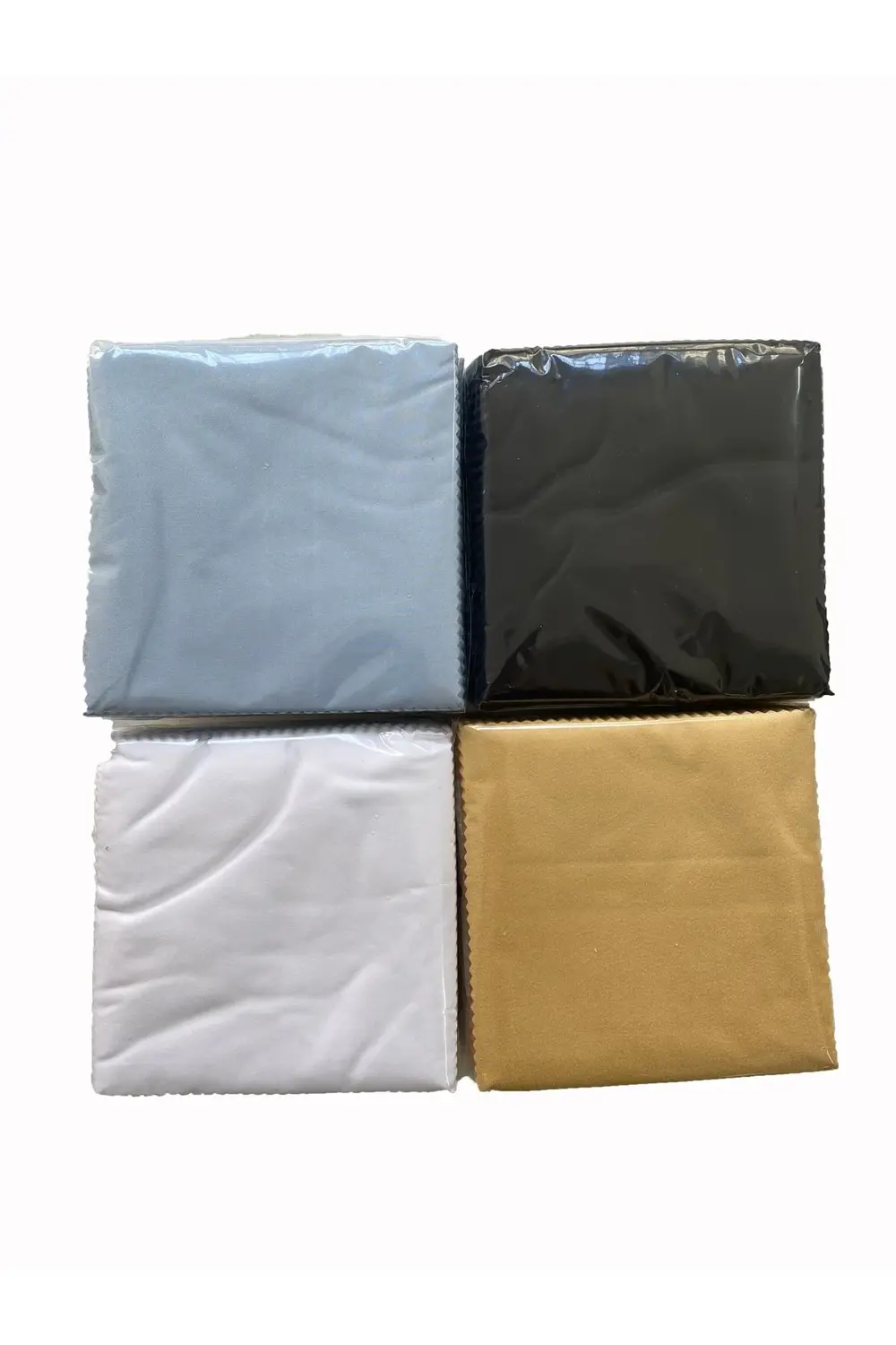 %100 Microfiber Gözlük Temizleme Bezi 100 Adet Hardal 15x18