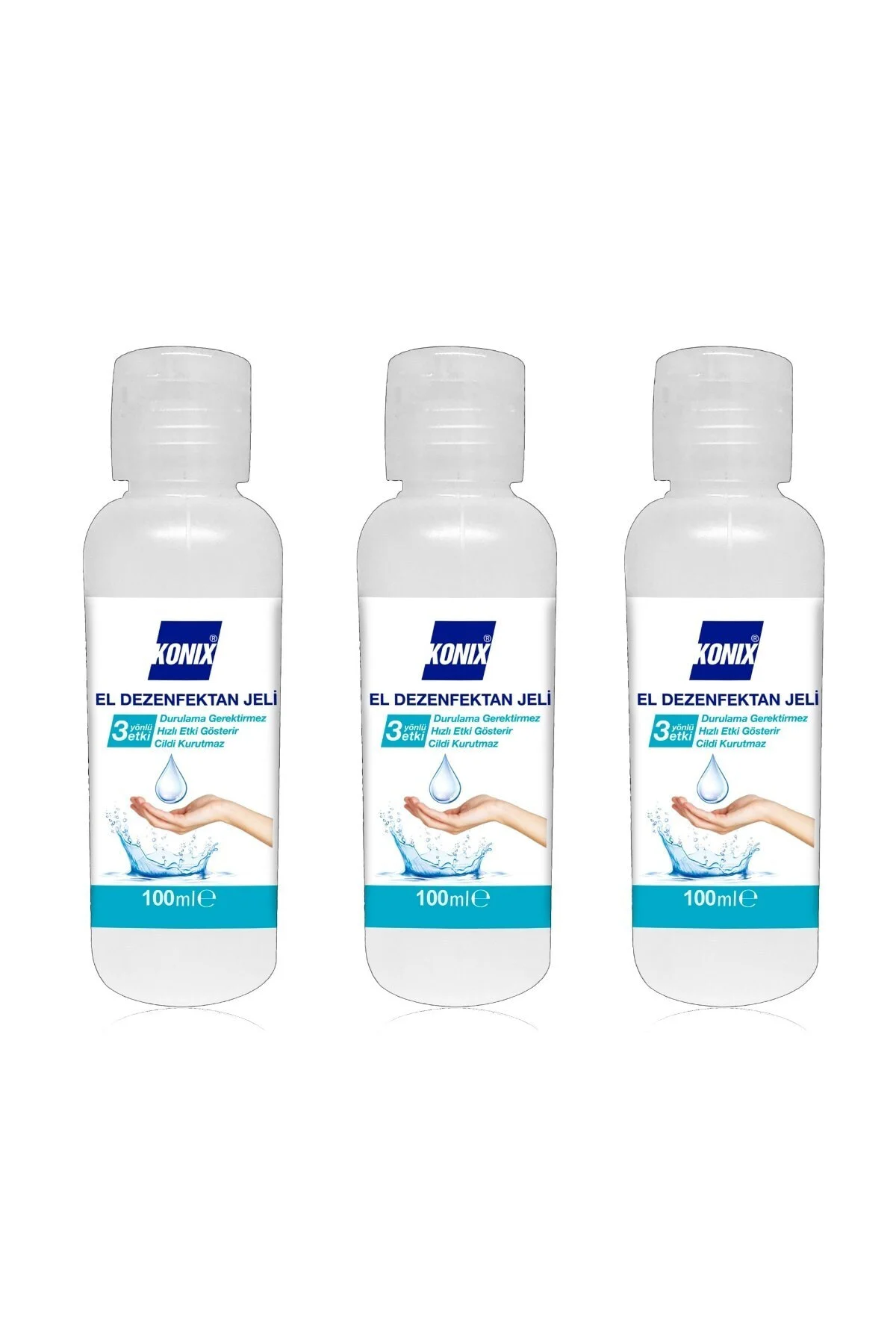 100 ml Antibakteriyel Virüslere Karşı Etkili El Dezenfektan Jel 3