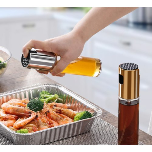 100 ml Çok Amaçlı Spreyli Cam Şişe Zeytinyağı & Sirke & Soya Sosu
