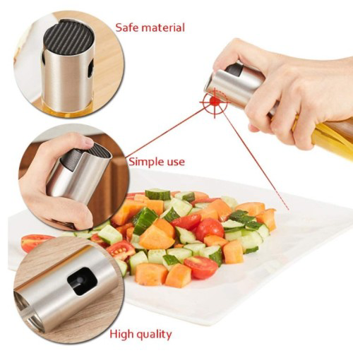 100 ml Çok Amaçlı Spreyli Cam Şişe Zeytinyağı & Sirke & Soya Sosu