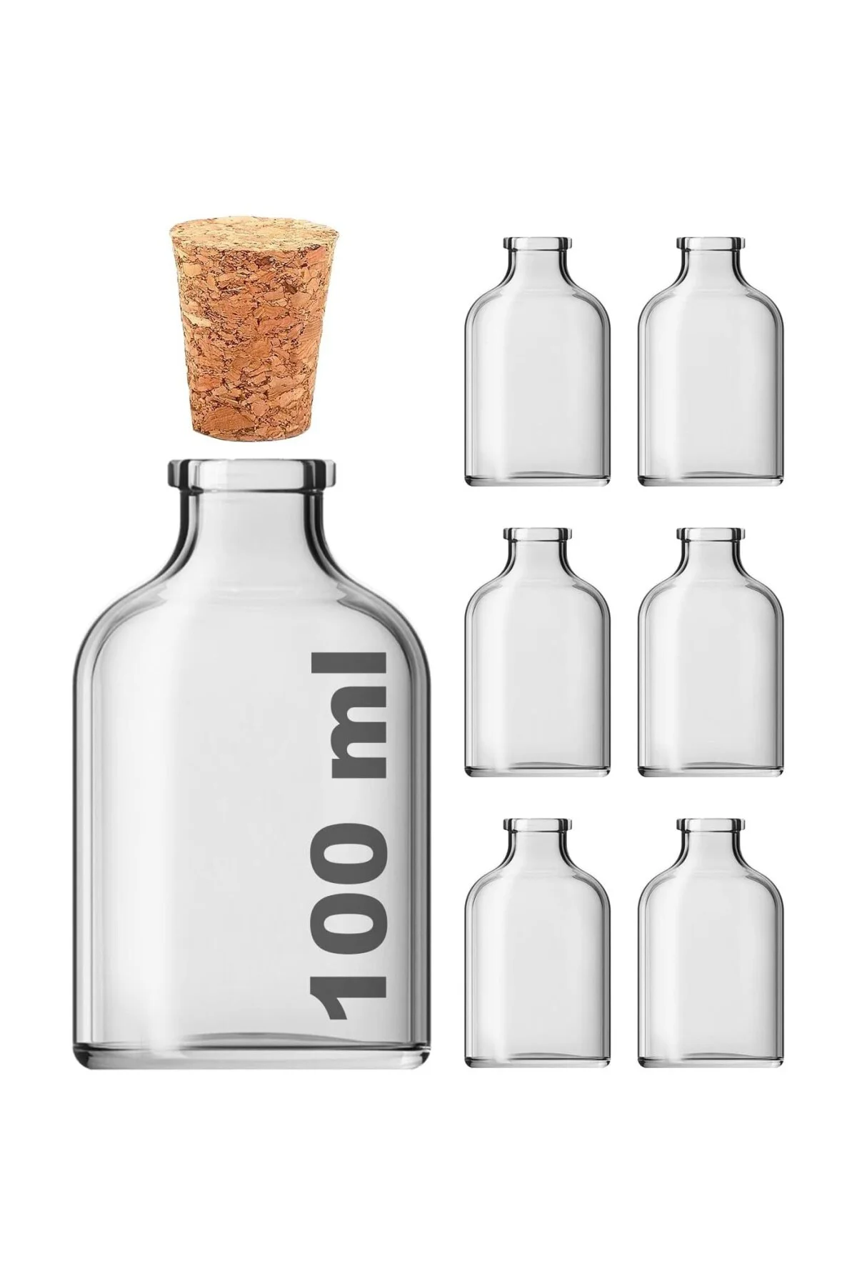 100 ml Düğün, Kına, Nişan, Kolonya, Koku, Hediyelik Şişesi Şeffaf