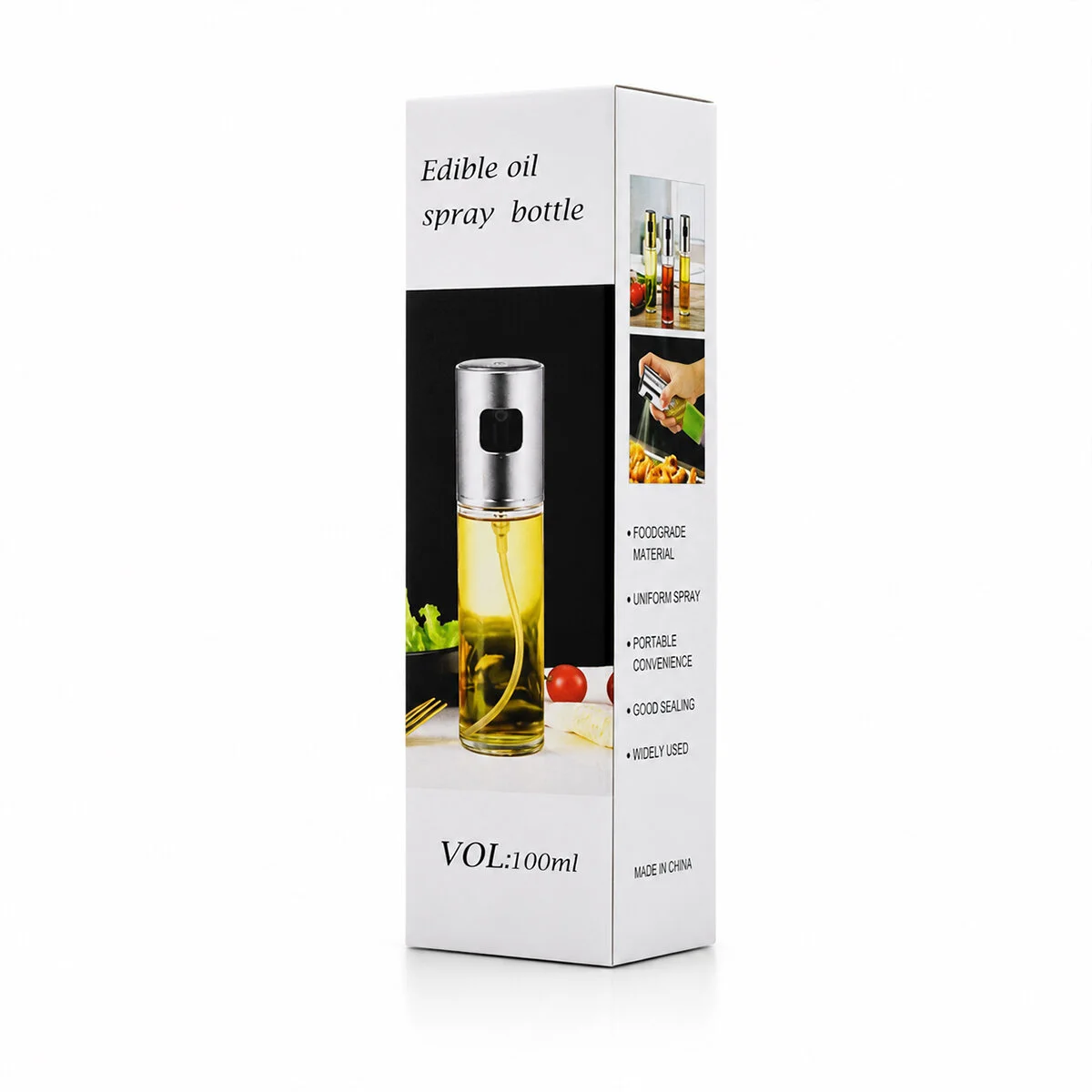 100 Ml Sprey Cam Yağdanlık Krom - Renkli Sprey Kafa - İnce Uzun Şişe Fiyatı, Yorumları ve Özellikleri