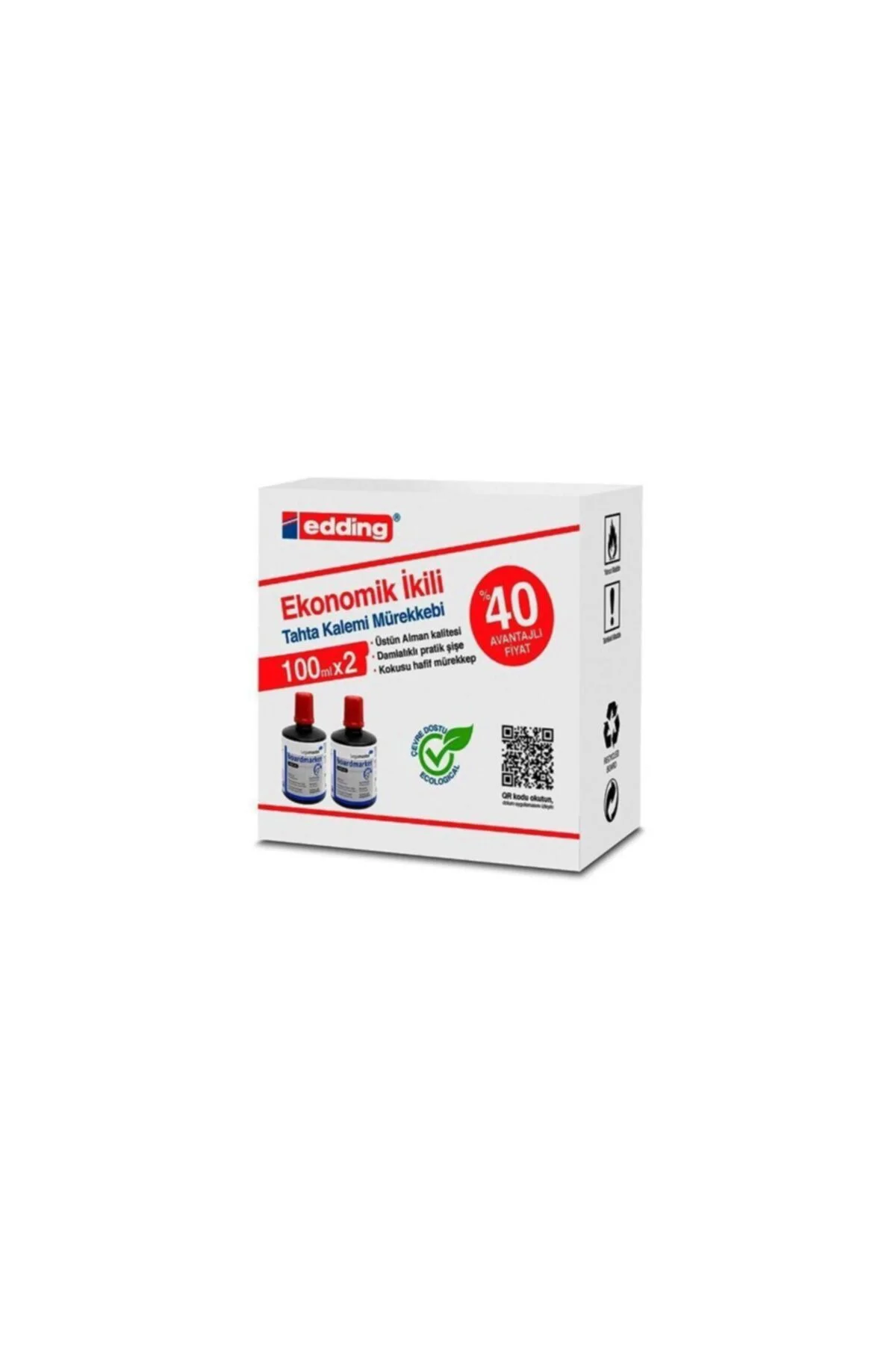 100 Ml X2 Tahta Kalemi Mürekkebi // Kırmızı tkm
