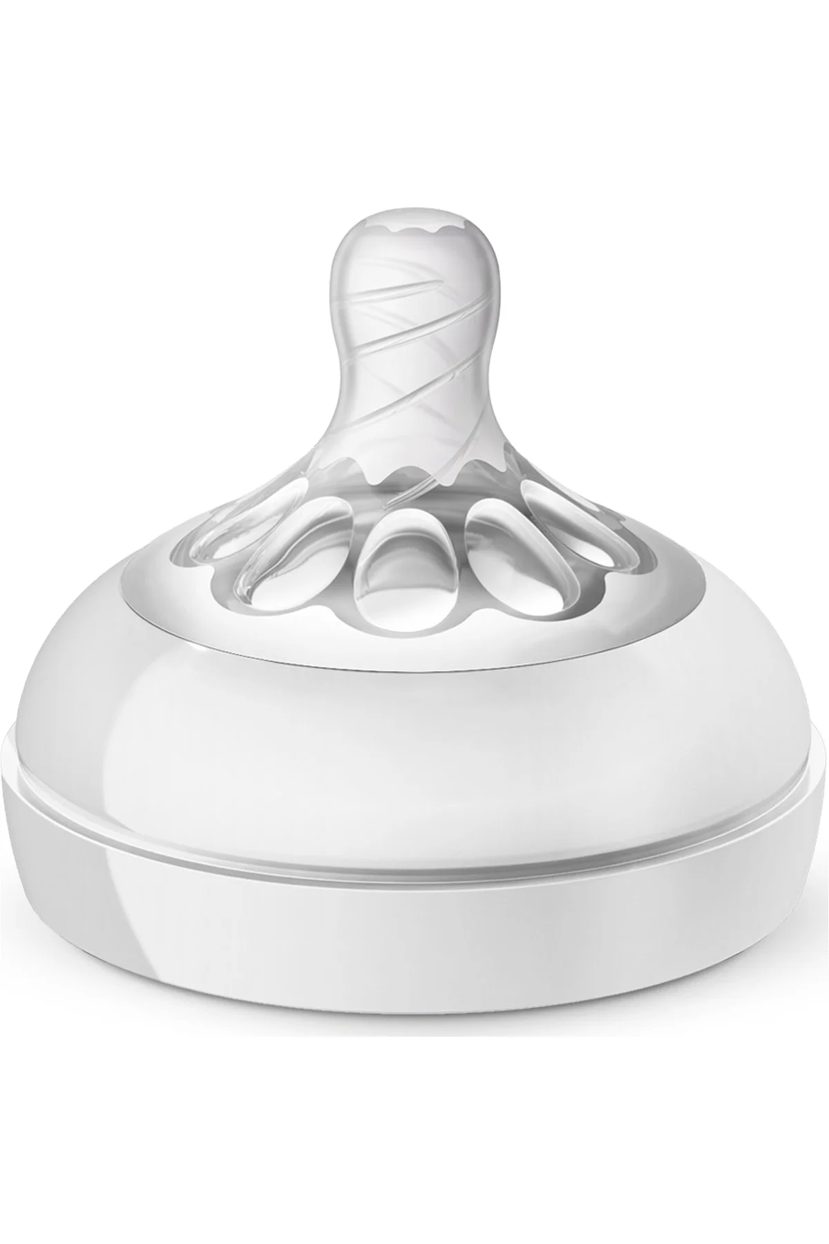 %100 Natural Verre Cam Biberon 120 Ml (4 Oz) Yavaş Akış Emzikli 0