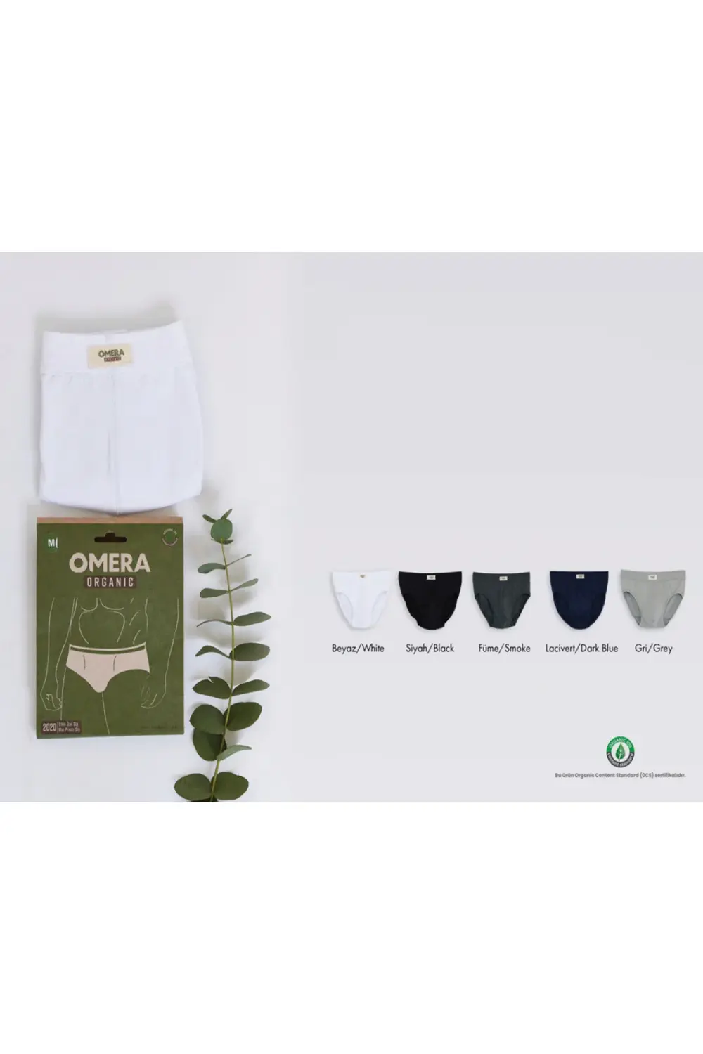 %100 ORGANİK ERKEK ÖZEL SLİP 3'LÜ PAKET