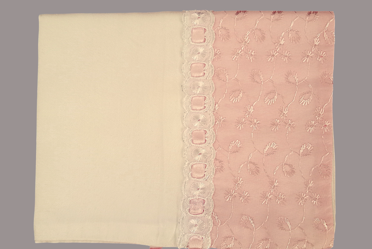 %100 Organik Pamuk Dantelli Bebek Yastık Kılıfı 43*33,5 cm %100 Organik Pamuk Dantelli Bebek Yastık Kılıfı 43*33,5 cm