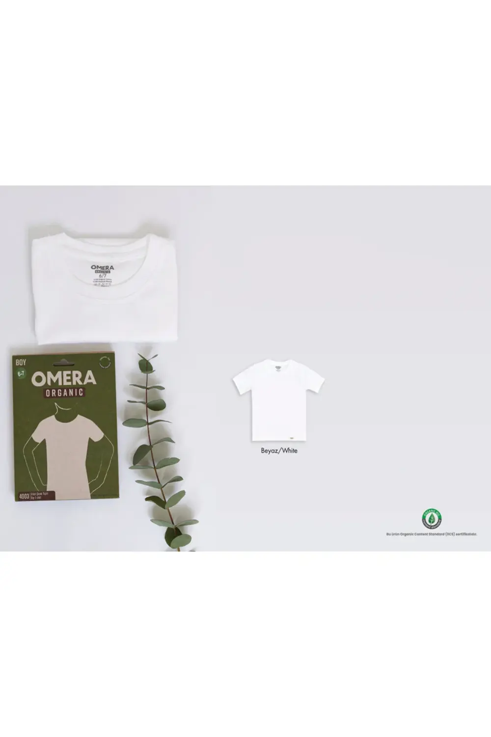 %100 ORGANİK PAMUK OVAL ERKEK ÇOCUK ATLET 3'LÜ PAKET