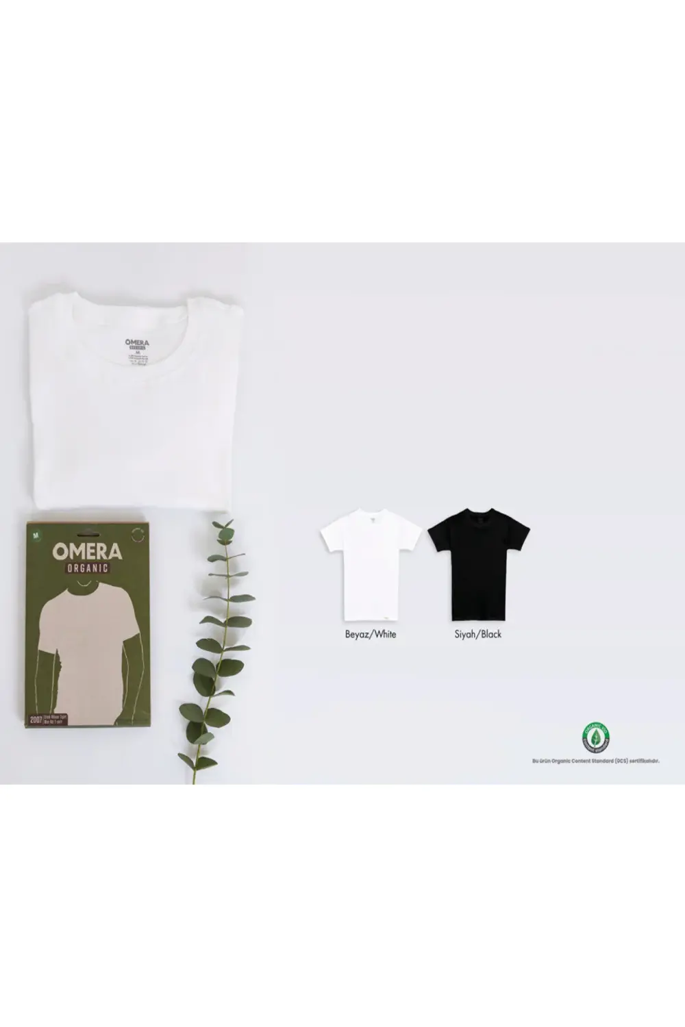 %100 ORGANİK PAMUK RİBANA KUMAŞ ERKEK 3'LÜ KISA KOL BİSİKLET YAKA