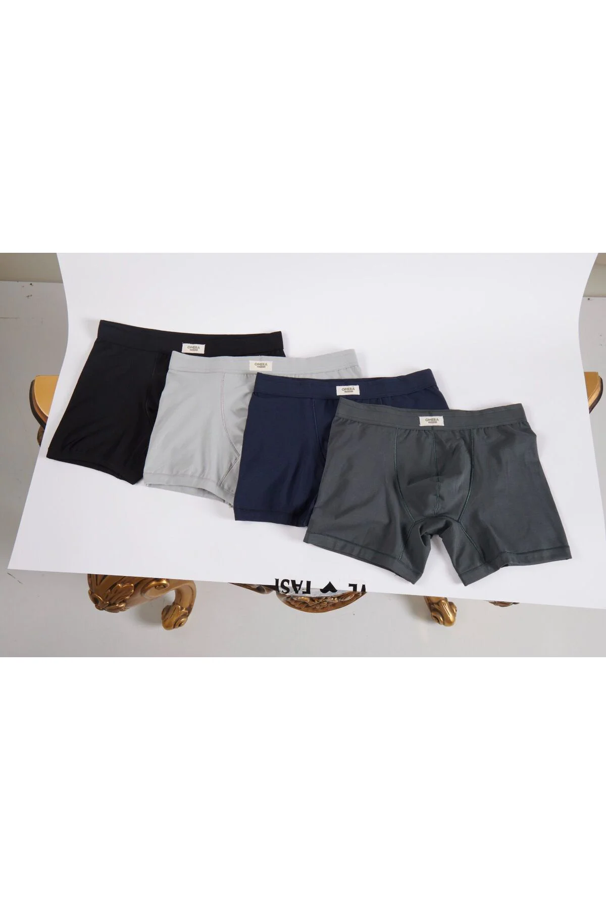 %100 ORGANİK  PAMUK&LİKRA TEK DÜĞME İLİKLİ BOXER  3'LÜ PAKET