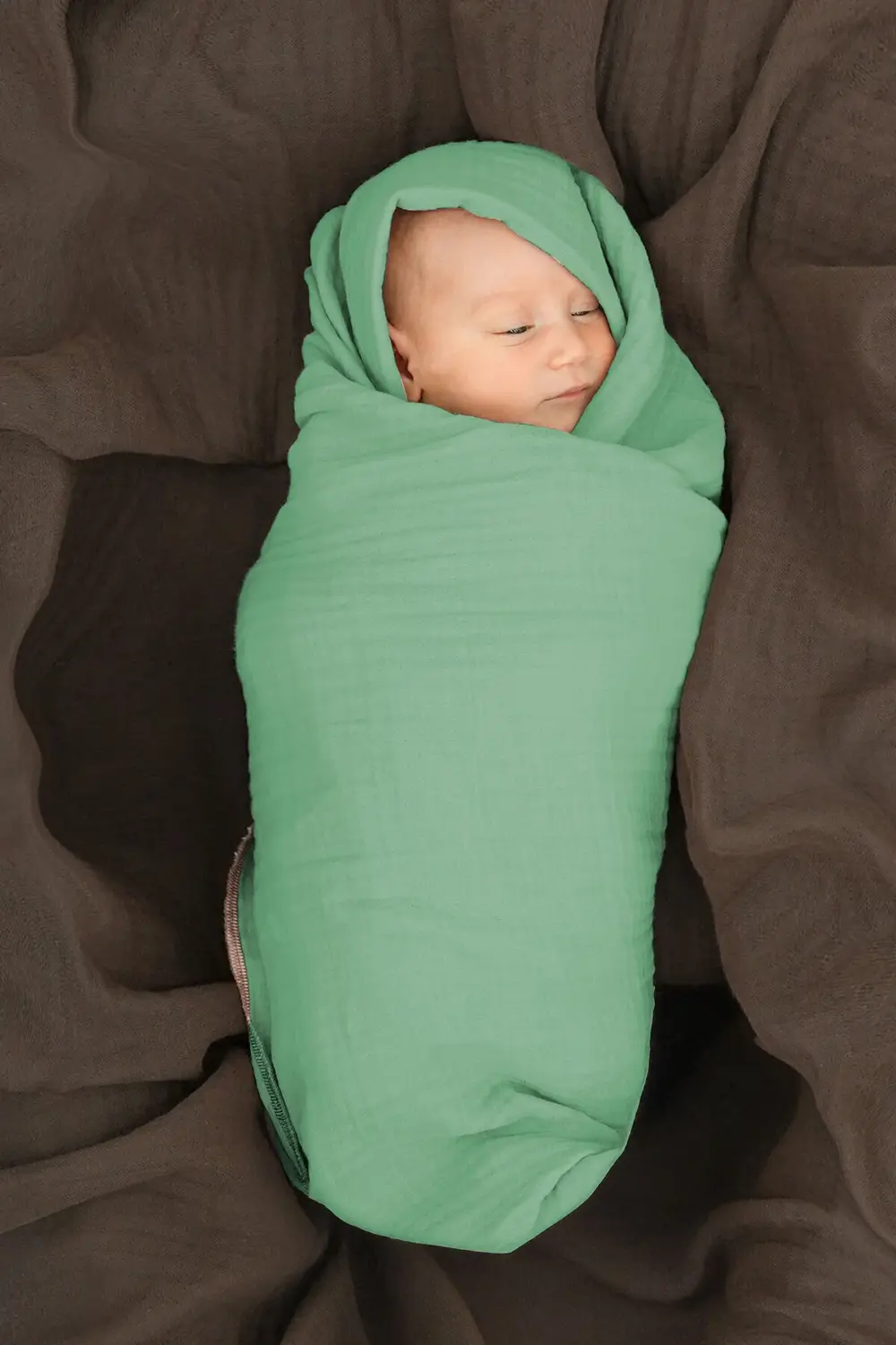 %100 Pamuk 4 Katlı Fırfırlı Müslin Bebek Battaniyesi, Müslin Örtü