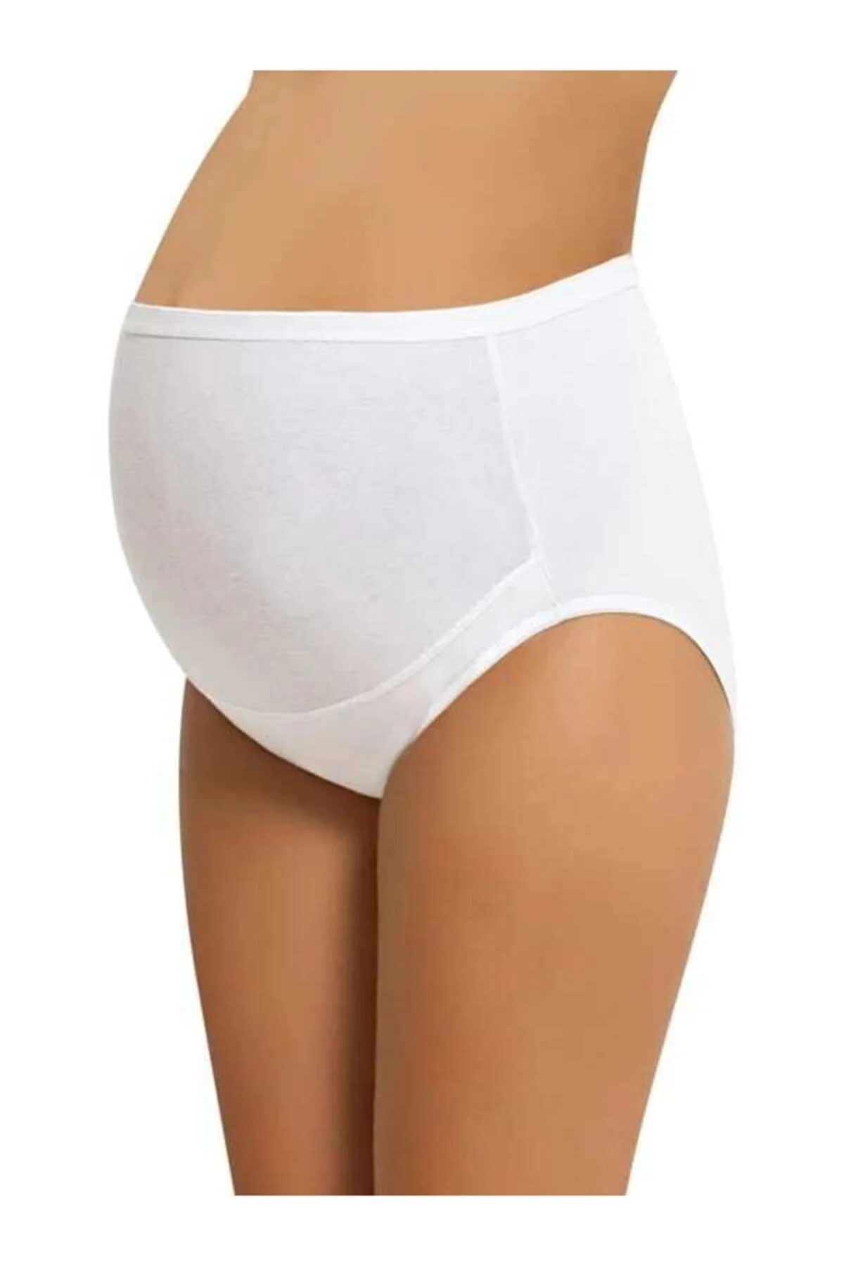 %100 Pamuk Antibakteriyel Hamile Külot 3'lü Set Siyah/beyaz/ten