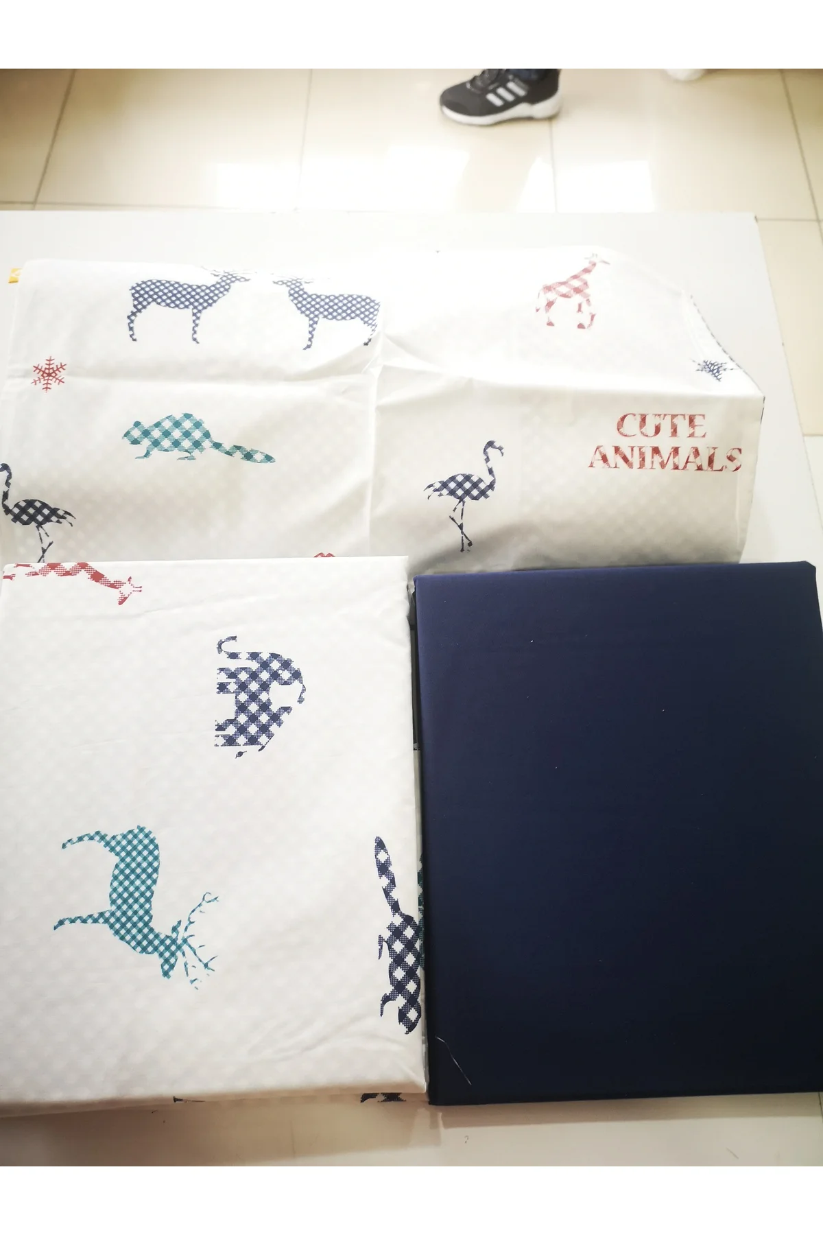 %100 Pamuk Bebek 70*150 Nevresim Takımı