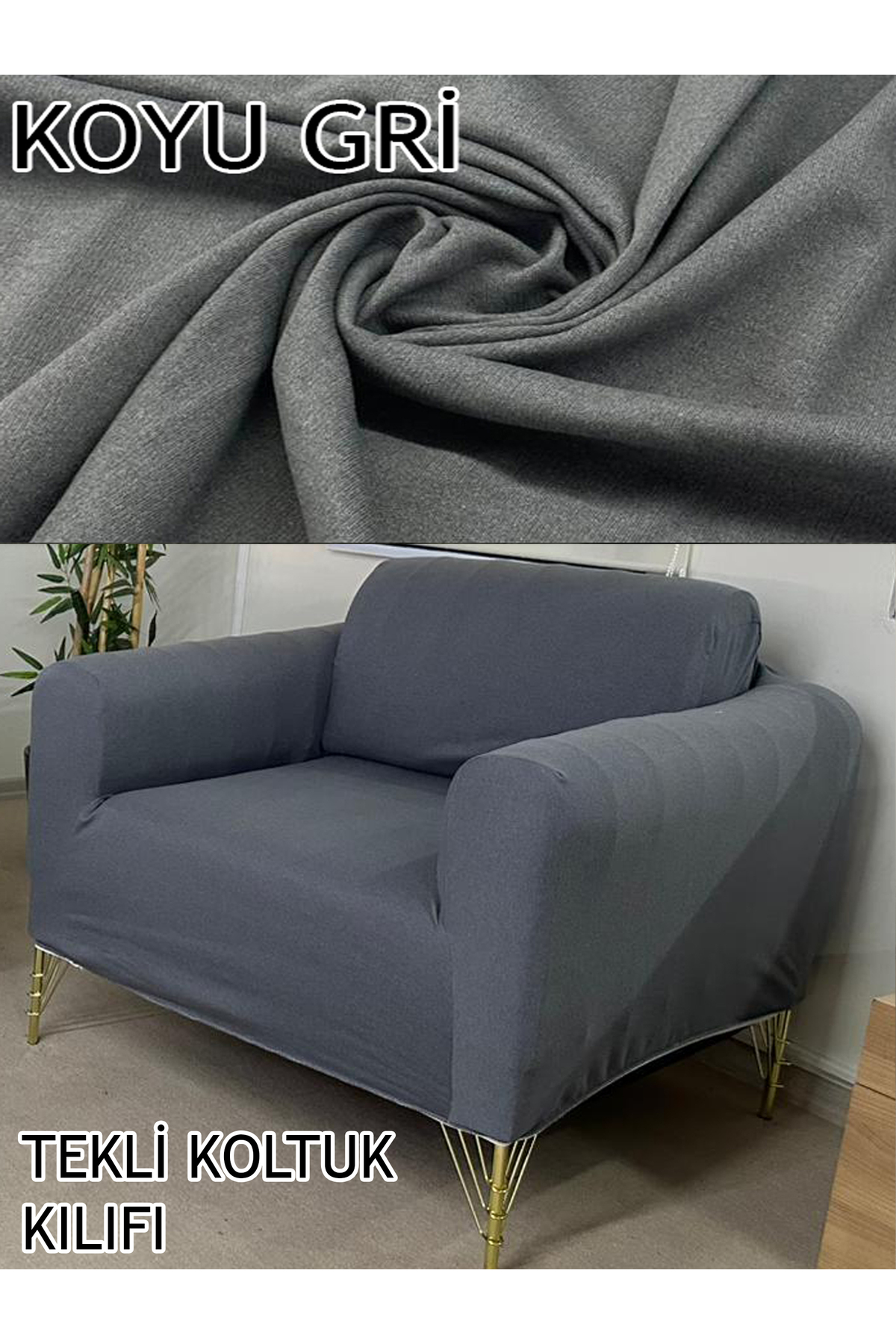 Home %100 Pamuk Fransiz Kumaş Tekli Komple Giydirme Tekli & Berjer , B