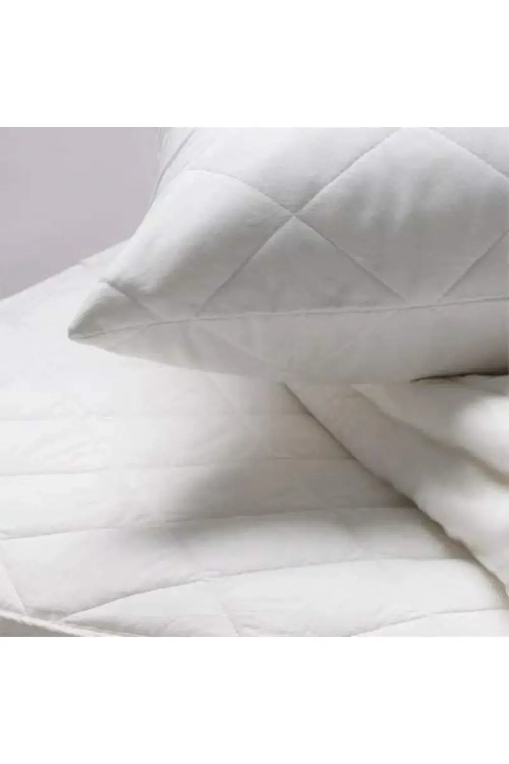 %100 Pamuk Kapitone Yastık Koruyucu 1 adet