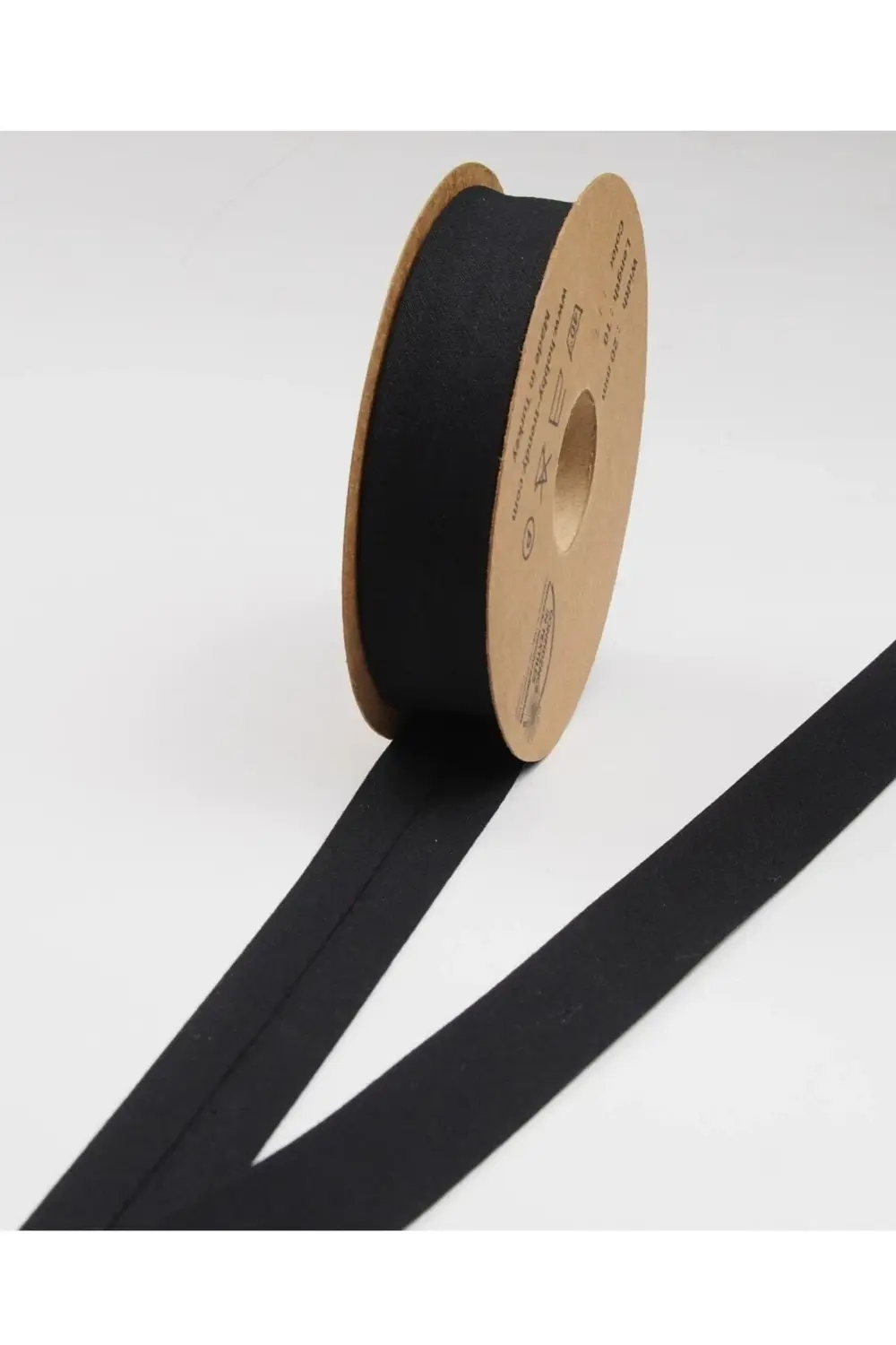 %100 Pamuk (koton) Biye 2cm Eninde 10mt Top Halinde - Verev Katlı