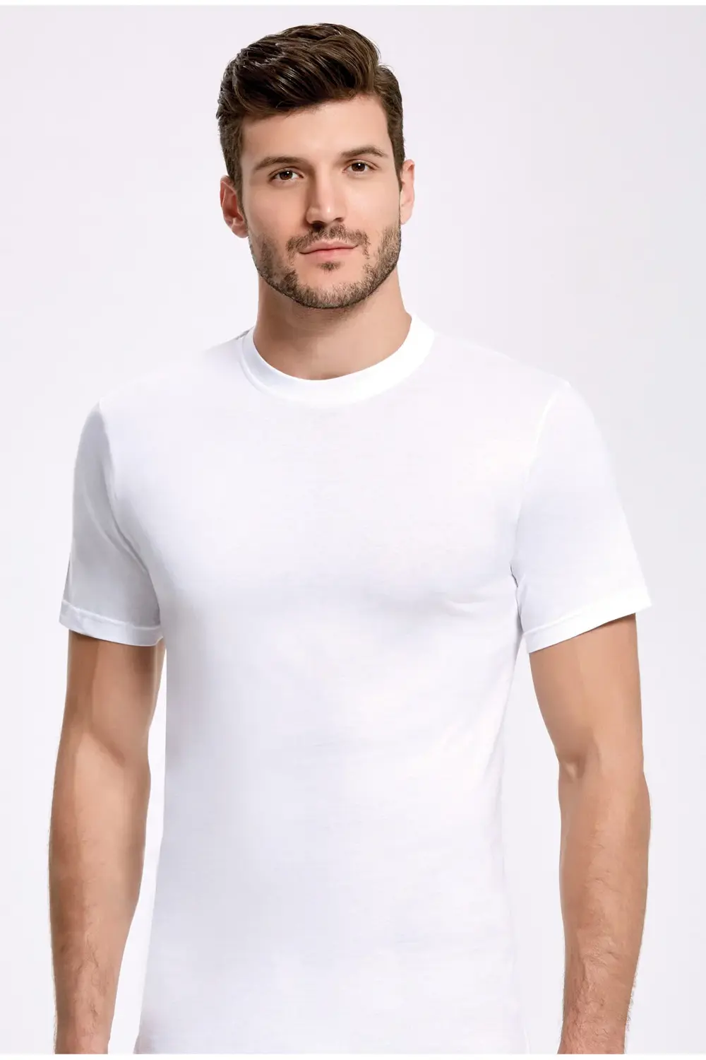 %100 PAMUK OVAL YAKA ERKEK FANİLA 1004 ( 6 ADET)