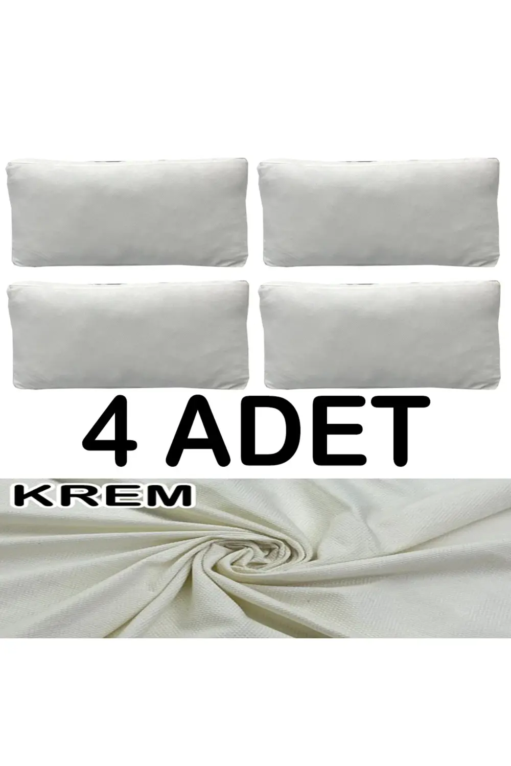 %100 PAMUK PETEK 4 ADET SIRT MİNDERİ KILIFI