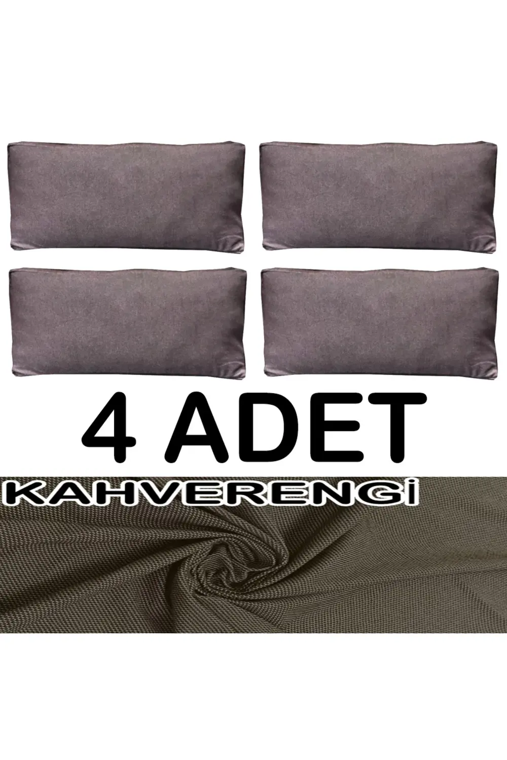 %100 PAMUK PETEK 4 ADET SIRT MİNDERİ KILIFI