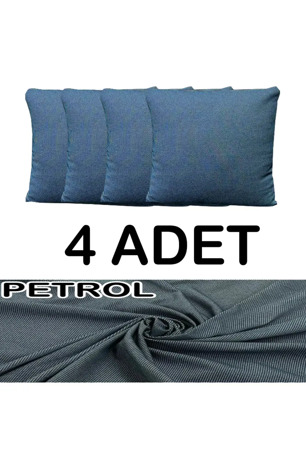 %100 PAMUK PETEK 4'LÜ KİRLENT KILIFI