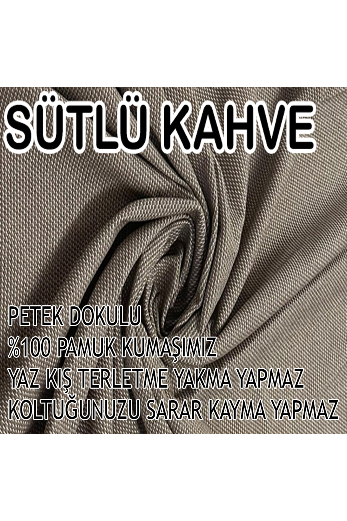 Home %100 Pamuk Petek Kumaş 3 Lü Komple Giydirme Kanepe & Çekyat, Bohe