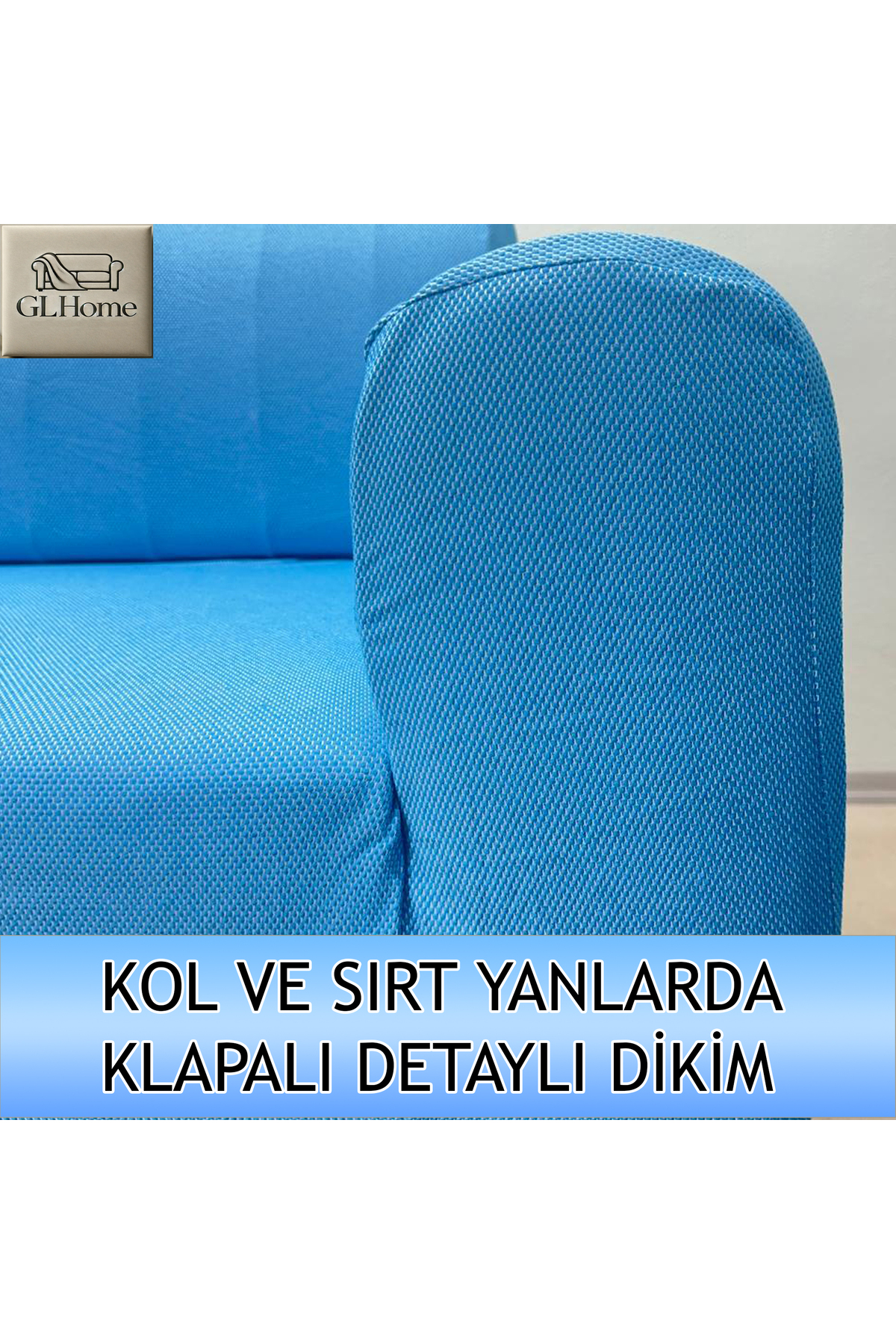Home %100 Pamuk Petek Kumaş 3+3+1+1 Komple Giydirme Kanepe&Çekyat, Boh