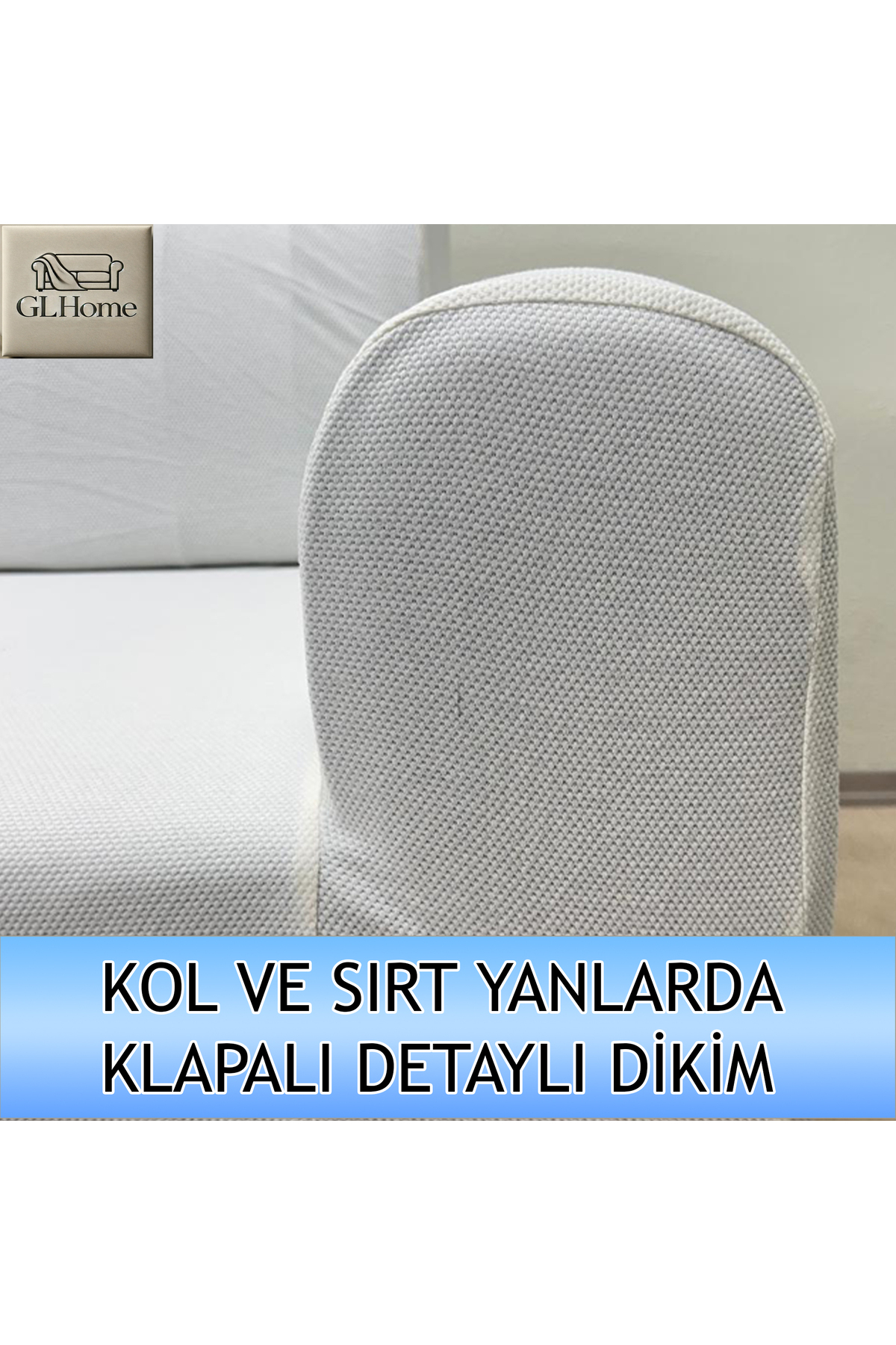Home %100 Pamuk Petek Kumaş 3+3+1+1 Set Komple Giydirme Kanepe&Çekyat,