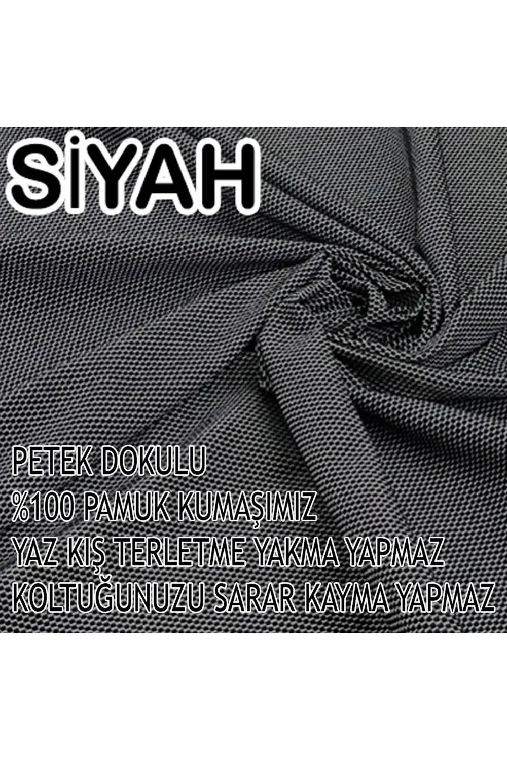 %100 PAMUK PETEK KUMAŞ 3 LÜ KOMPLE GİYDİRME KANEPE & ÇEKYAT, BOHE