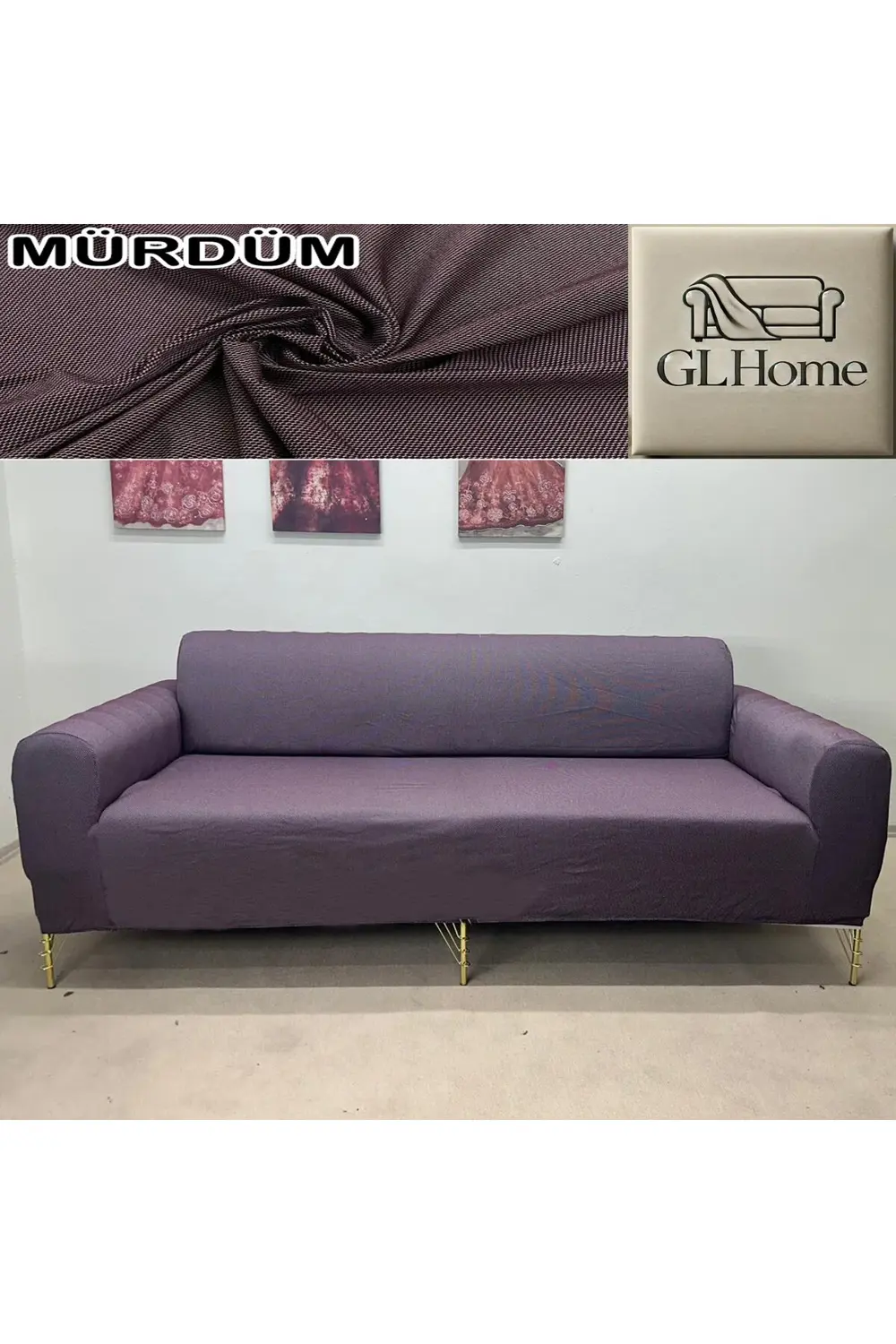 %100 PAMUK PETEK KUMAŞ 3+3+1+1 KOMPLE GİYDİRME KANEPE&ÇEKYAT, BOH