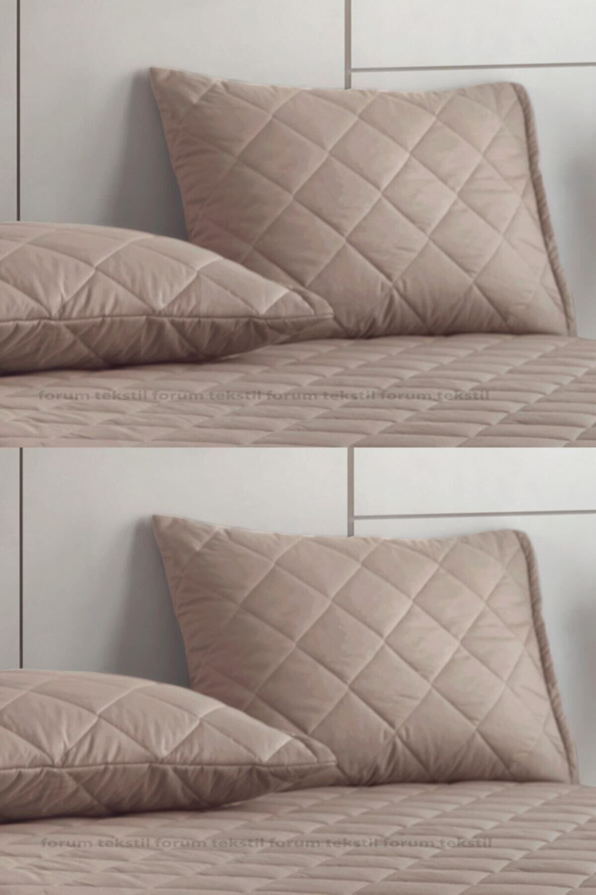 Bella Benita %100 Pamuk Renkli Kapitone Yastik Kilifi 4 Adet