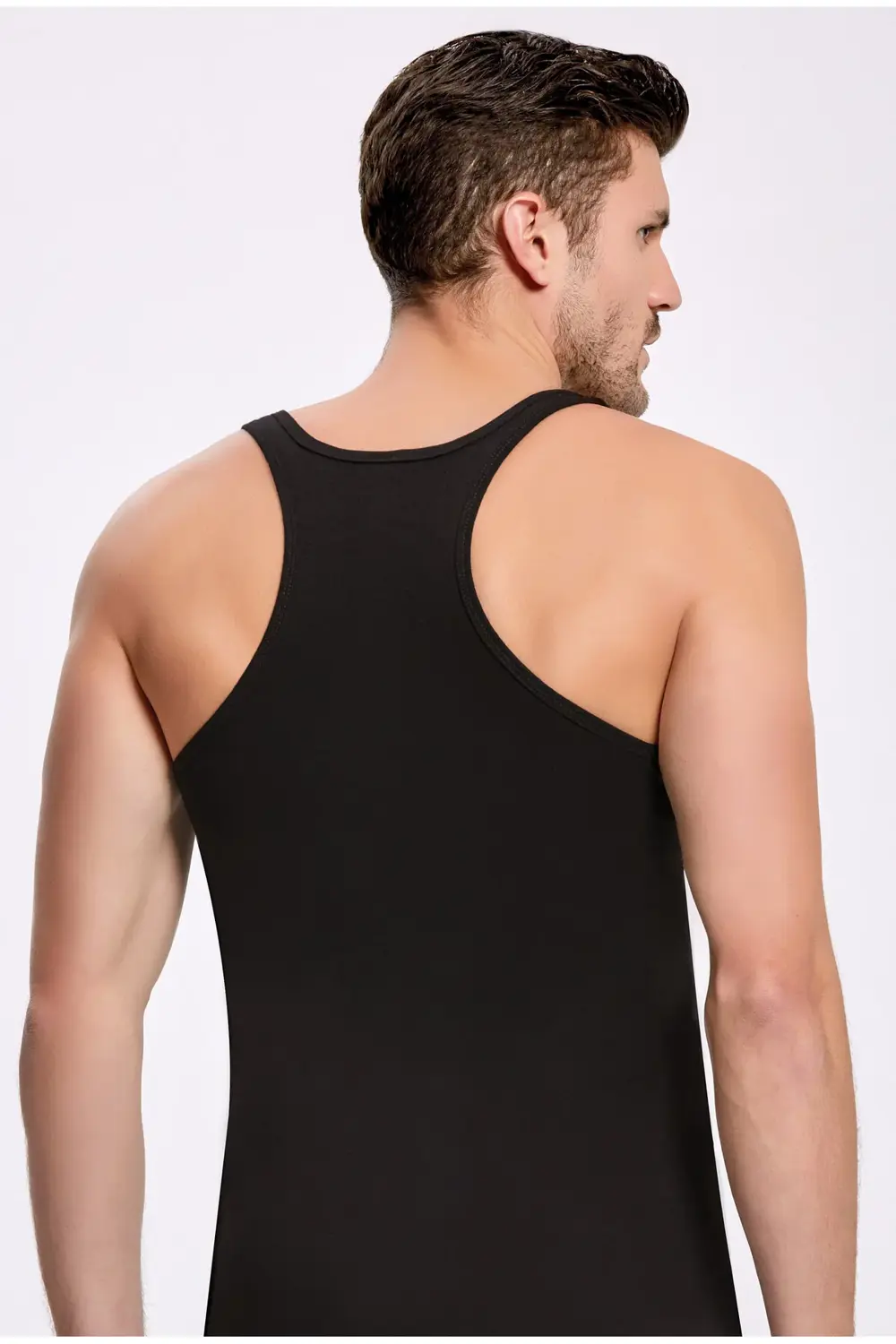 %100 PAMUK RİBANA ERKEK RAMBO ATLET 1010 (3 ADET)